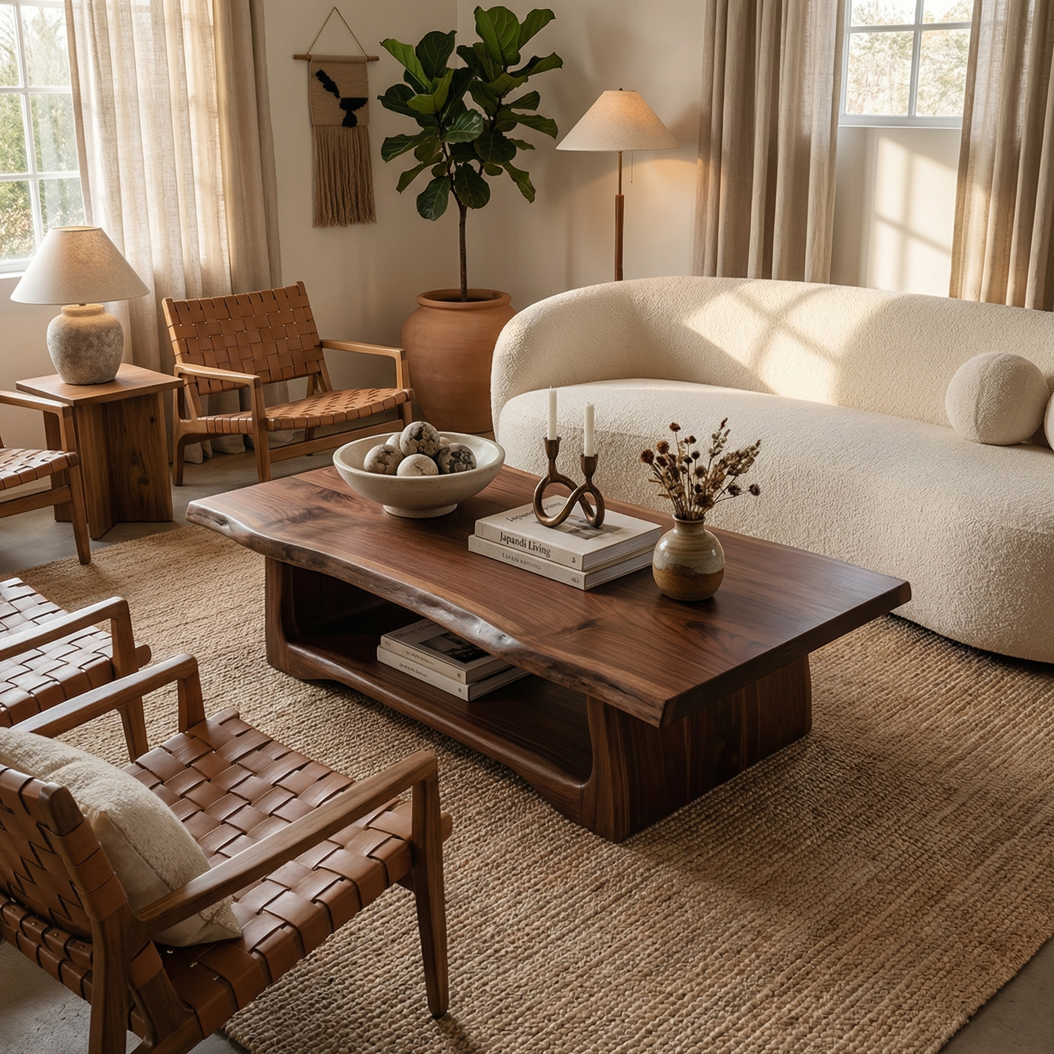Handcrafted Rustic Live Edge Coffee Table Living Room Family Room SINLSACF185
