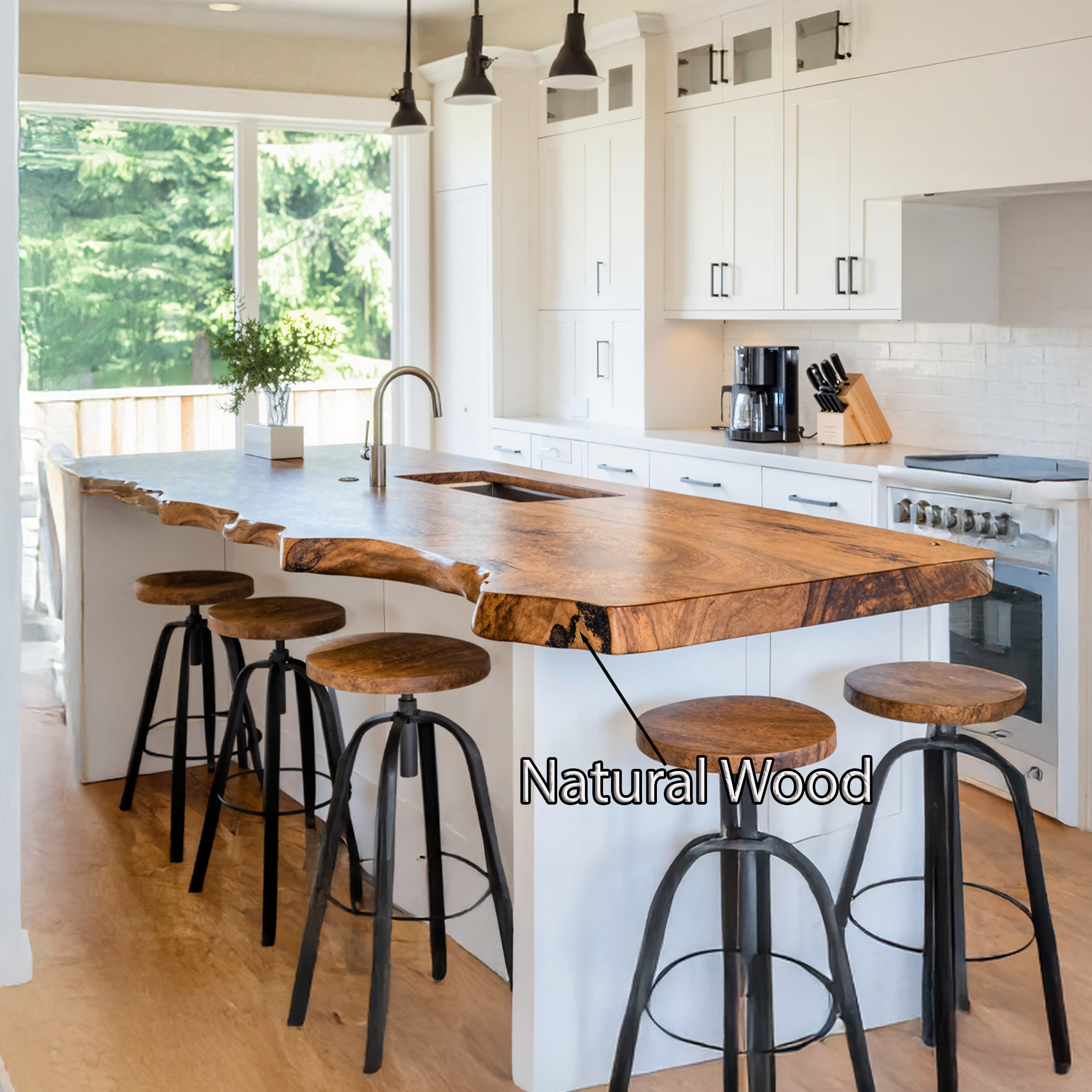 Handcrafted Kitchen Countertop Unique Design SILDTKCT018