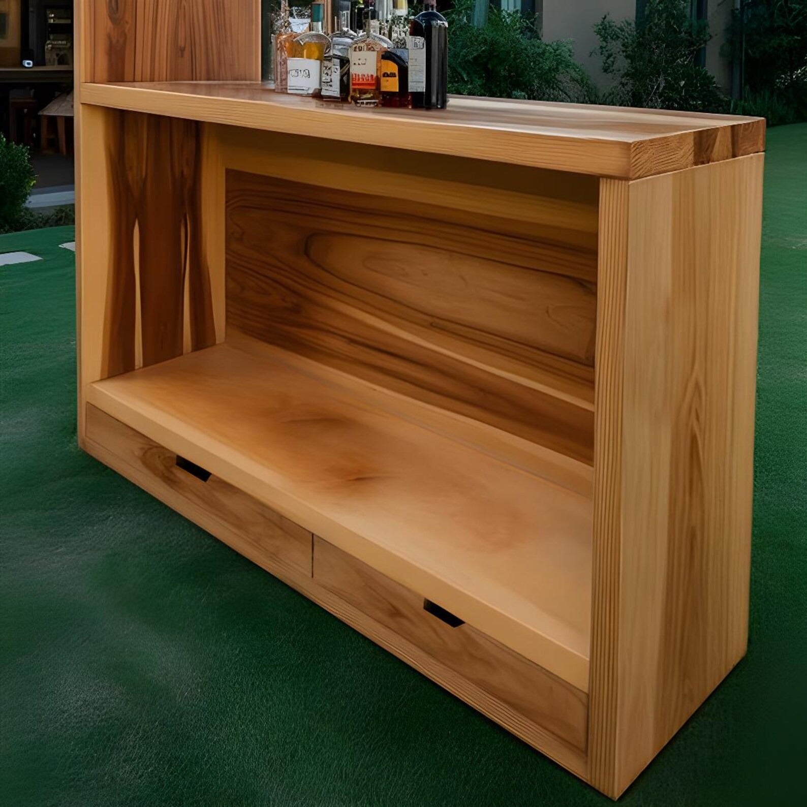 Contemporary Outdoor Bar Cabinet For Backyard Garden And Patio SITHBCA002