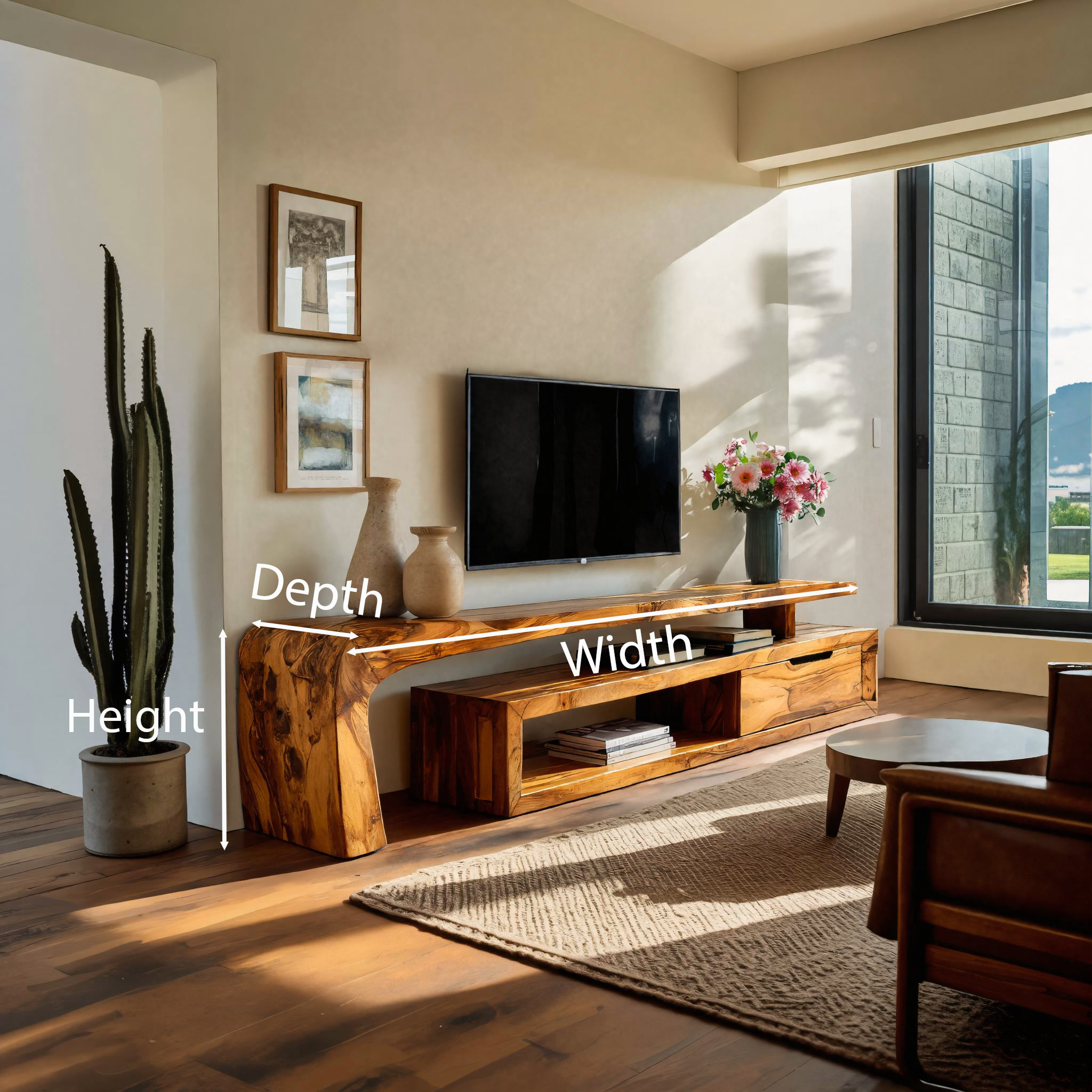 Scandinavian TV Cabinet For Living Room RTTHTTTVC035