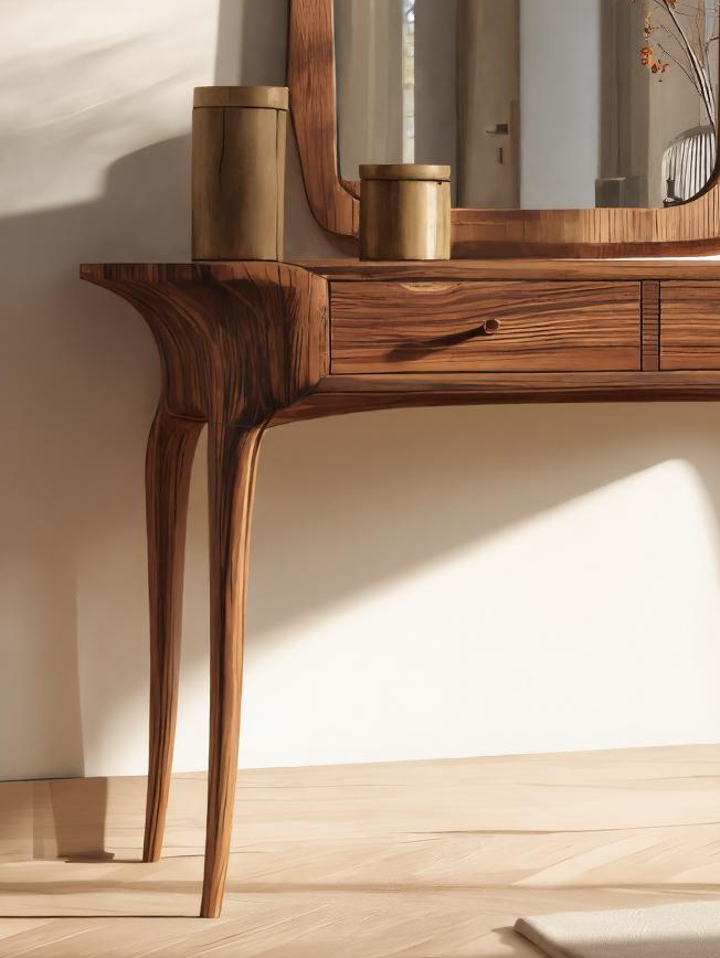 Elegant Handmade Vanity Table With Drawers For Bedroom SITHTTMV017