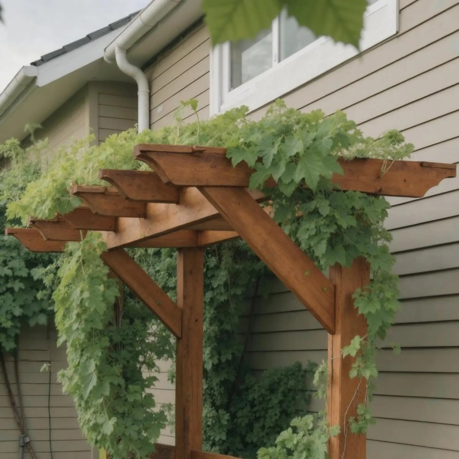 Rustic Garden Trellis For Outdoor Climbing Plants SITHPER006