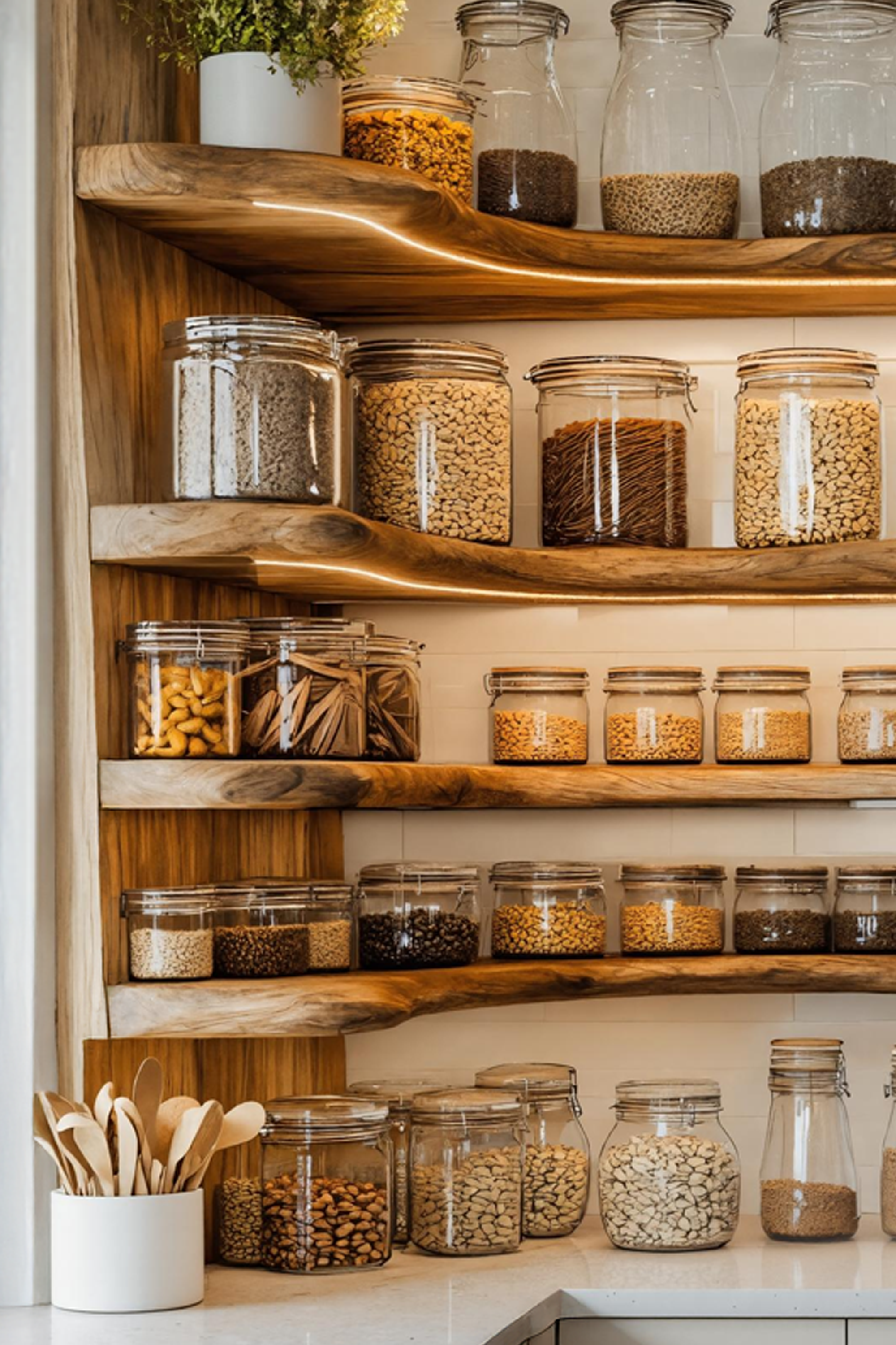 Rustic Kitchen Cabinet Spice Organizer For Furniture Decor SILDTTNSRS005