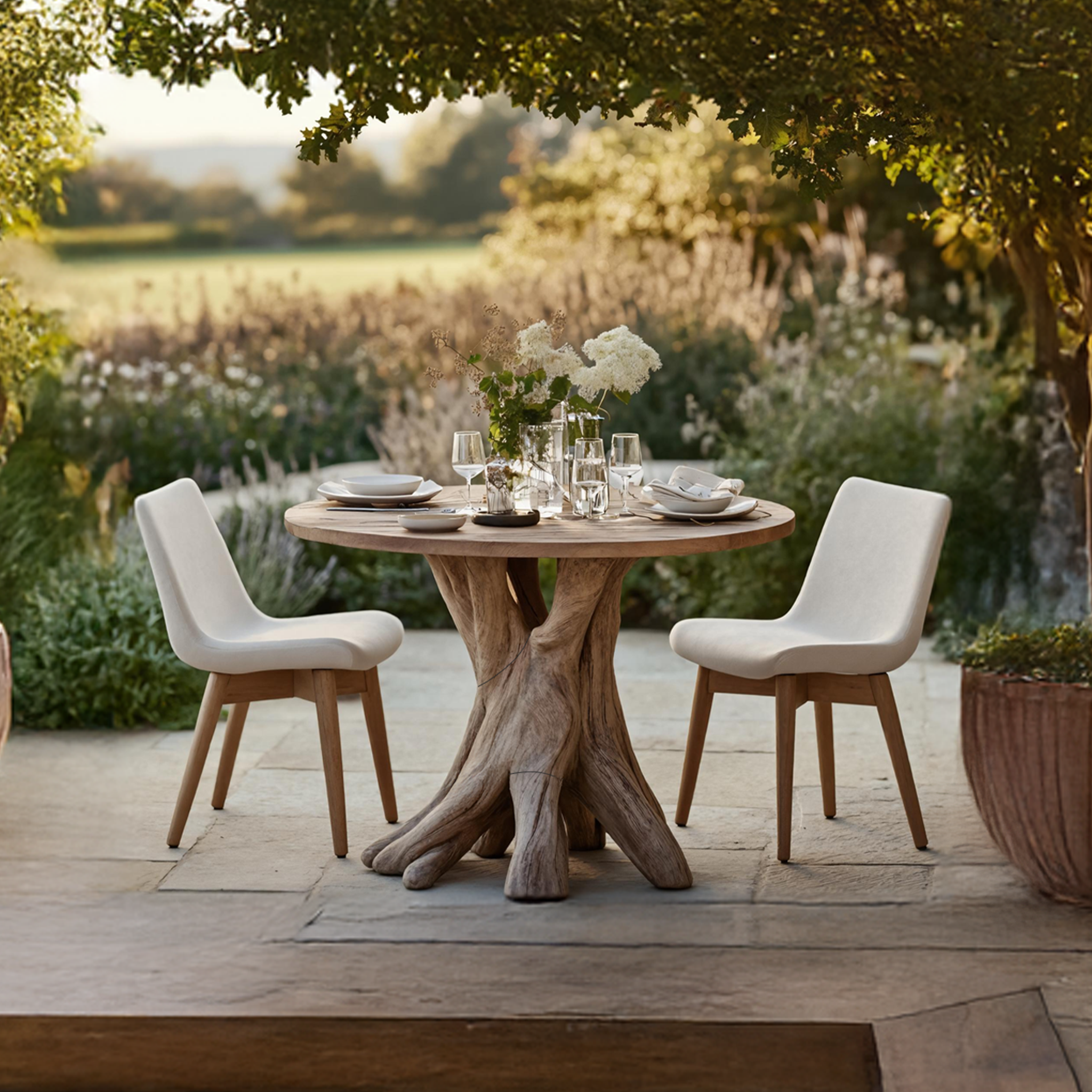 Rustic Wood Table For Charming Furniture Decor SILDTTNDN009