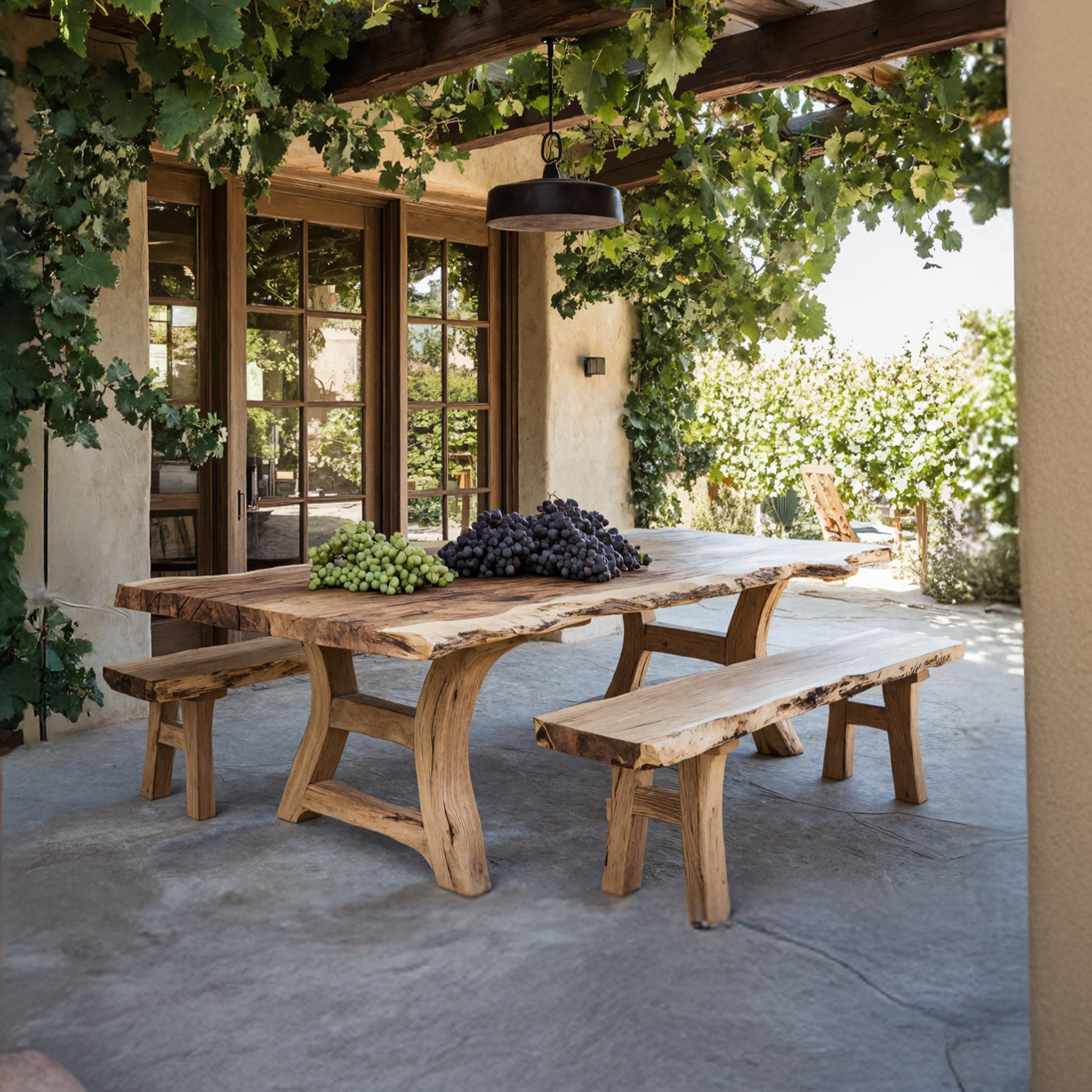 Rustic Dining Table For Timeless Kitchen Style SILDTTNDN001