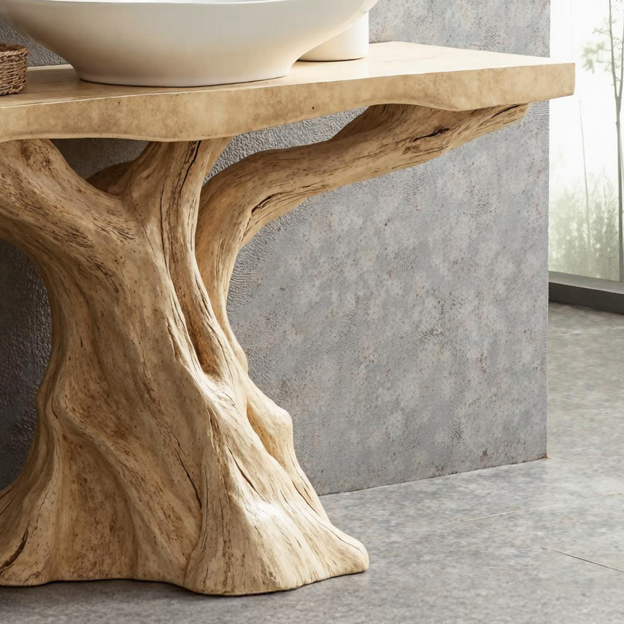 Mid-Century Wood Bathroom Vanity For Stylish Retro Bathrooms SILDTBRV144