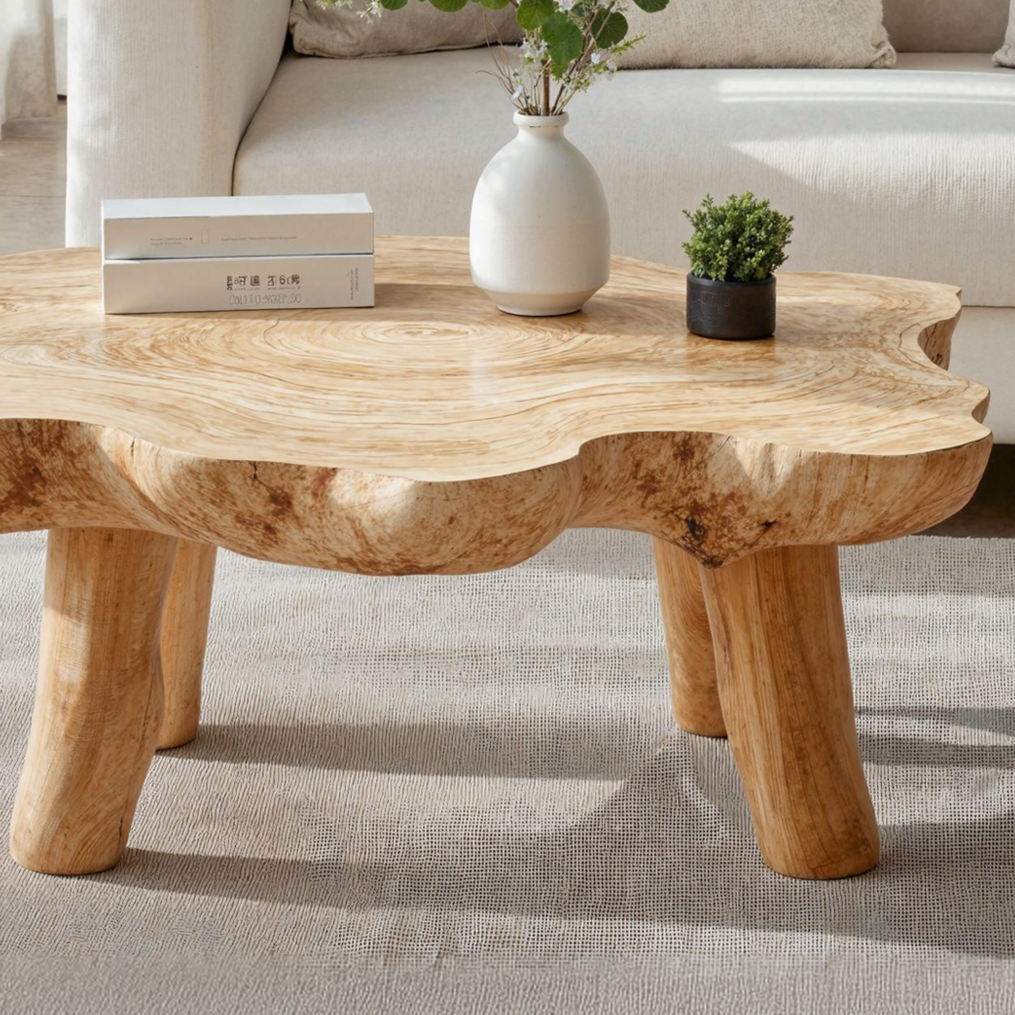 Mid Century Low Table For Vintage Room Design SILDTTRCF005