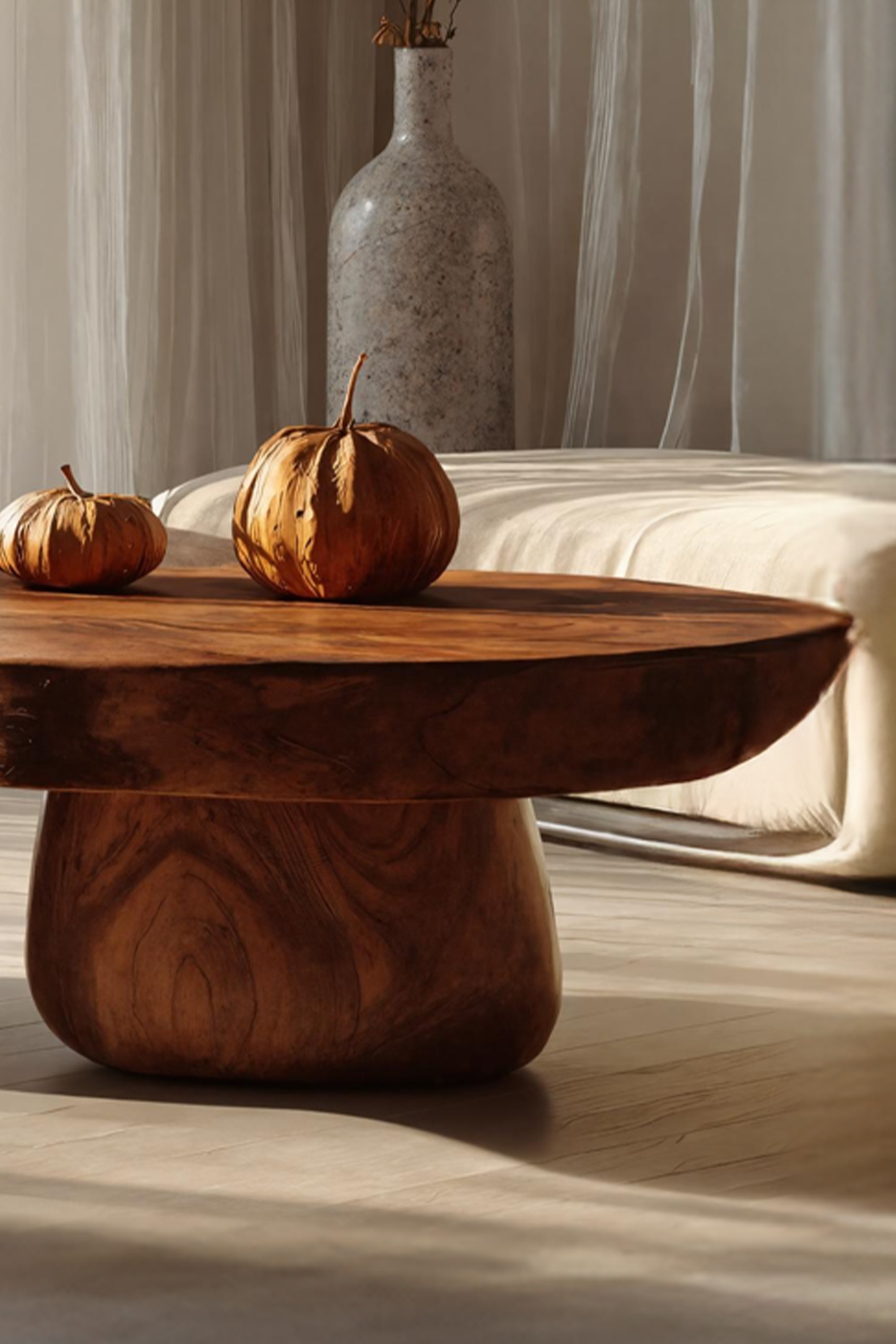 Handcrafted Wooden Live Edge Coffee Table Entryway Design Spooky Touch SILDTTNHCF021