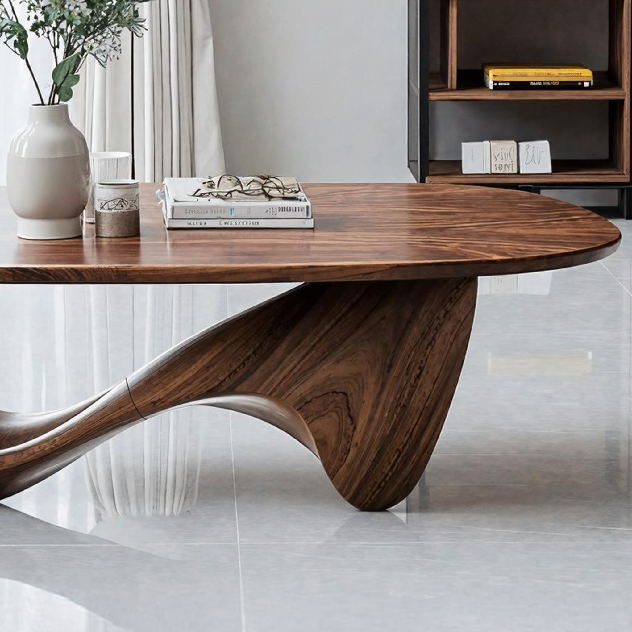 Rustic Solid Wood Table For Cozy Room Setup SILDTTRCF019