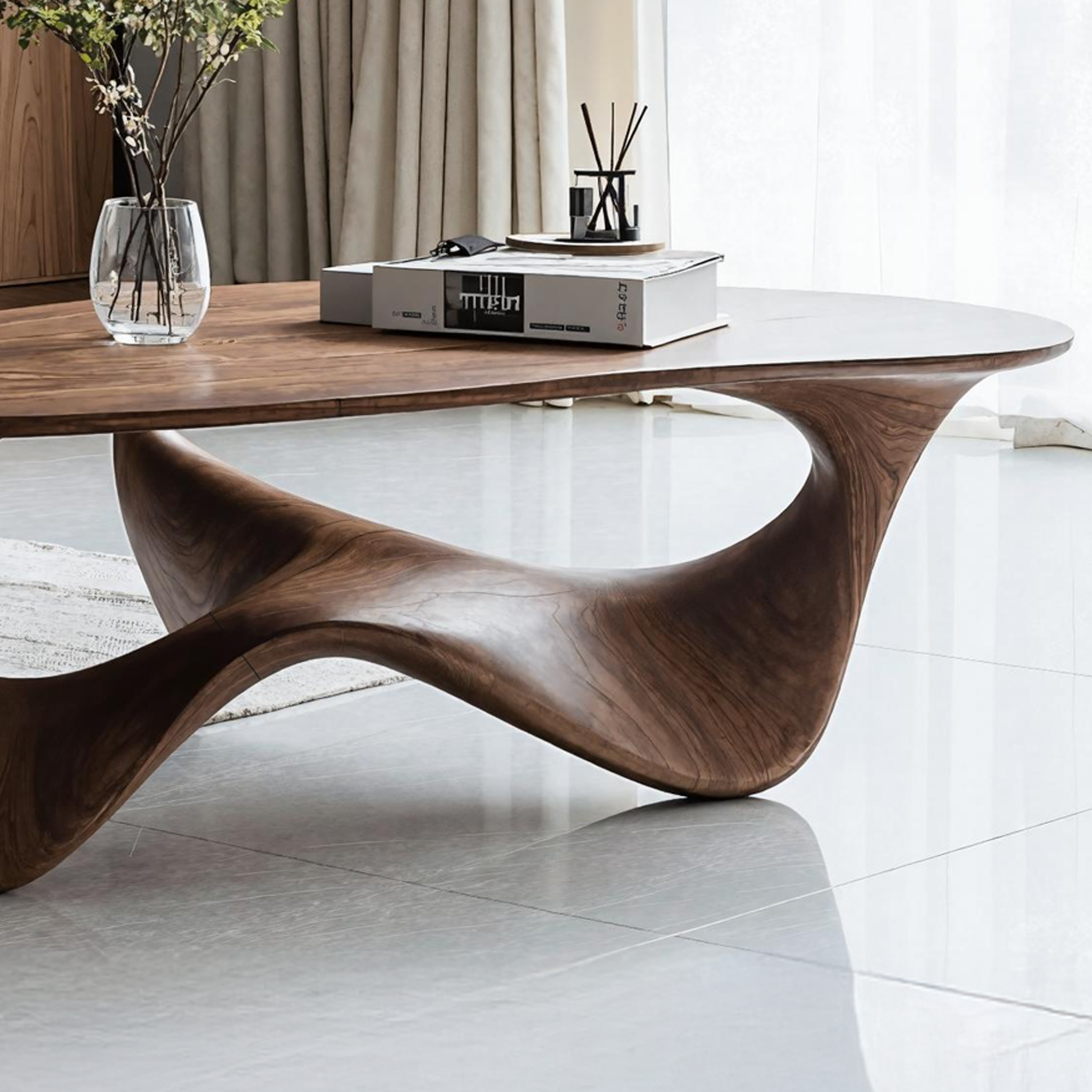Rustic Wood Table For Natural Home Styling SILDTTRCF022