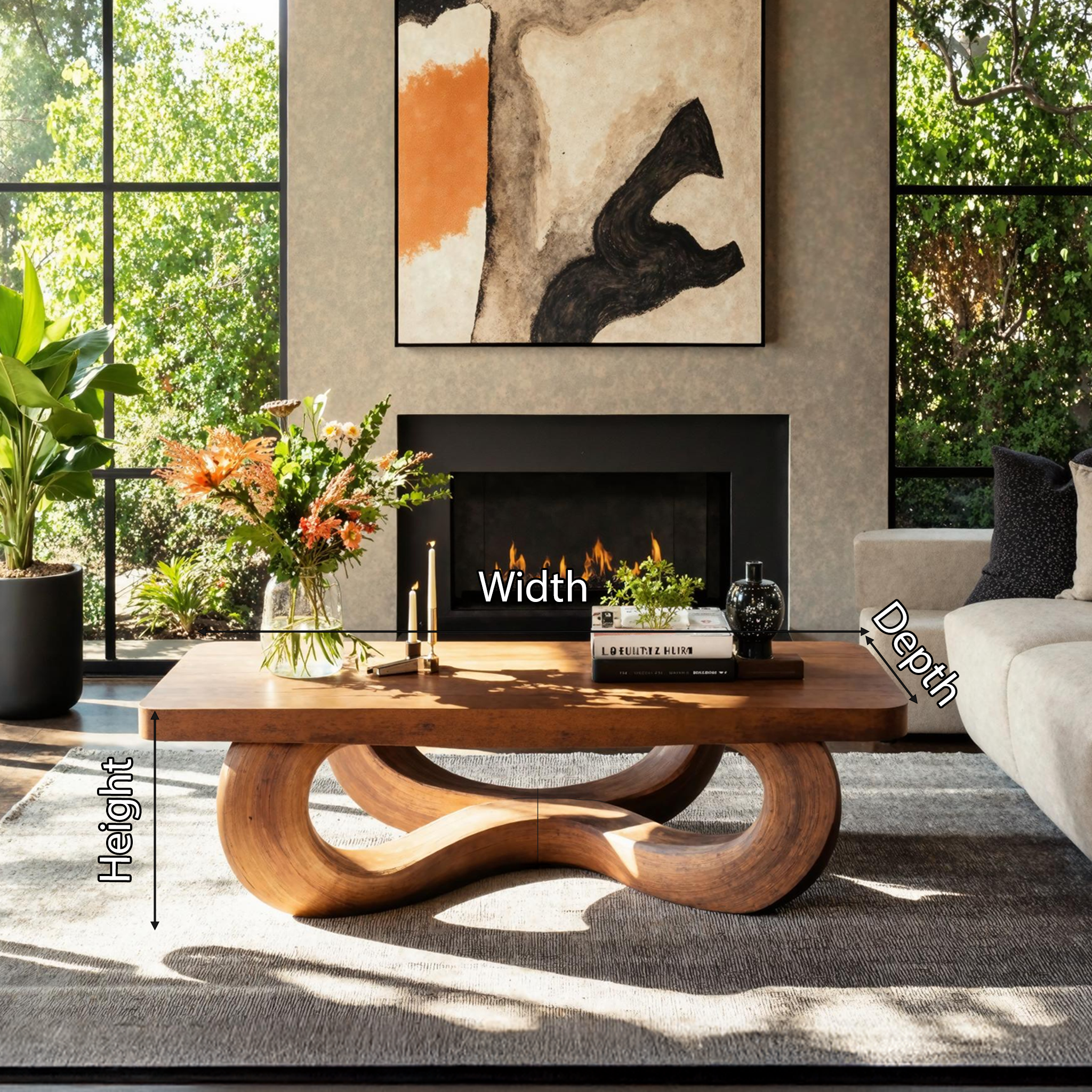 Rustic Solid Wood Table For Eclectic Interiors SILDTTNCF023