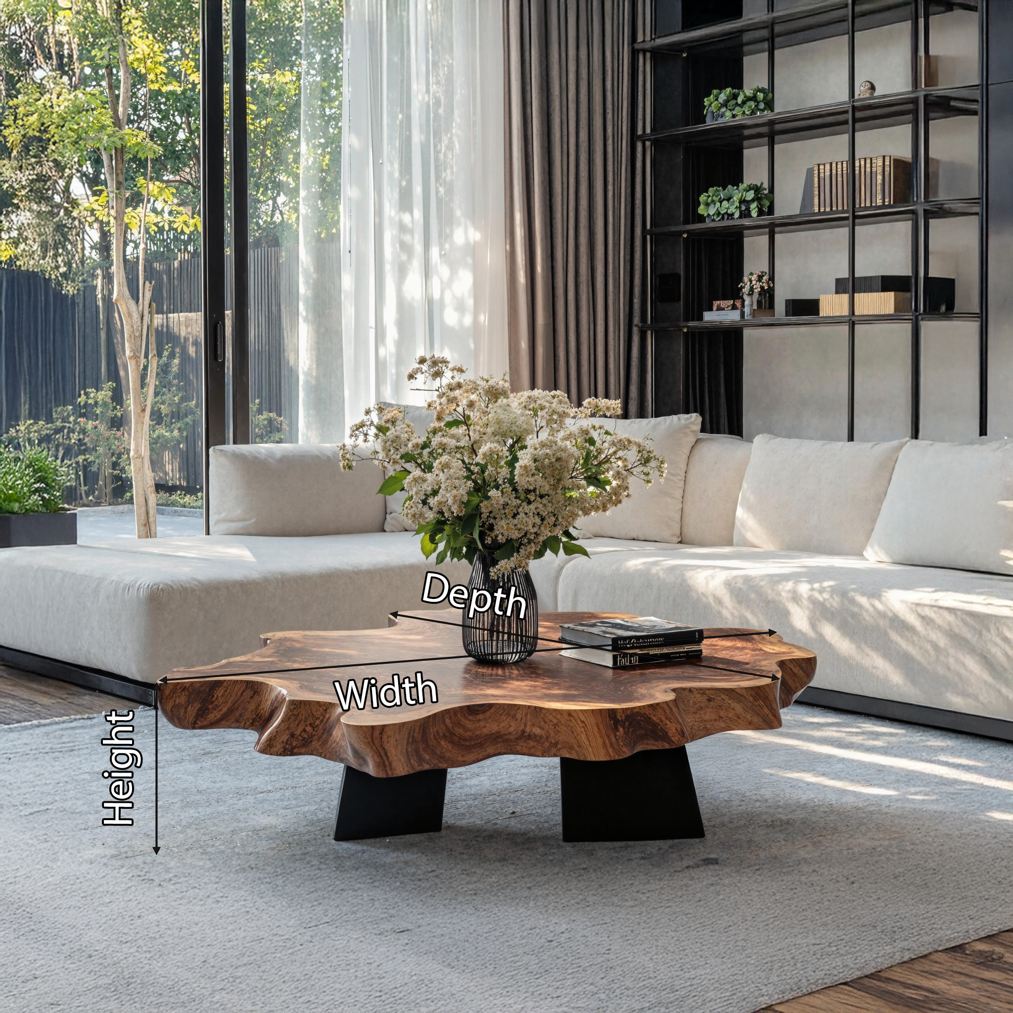 Rustic Coffee Table For Farmhouse Room Design SILDTTNCF025