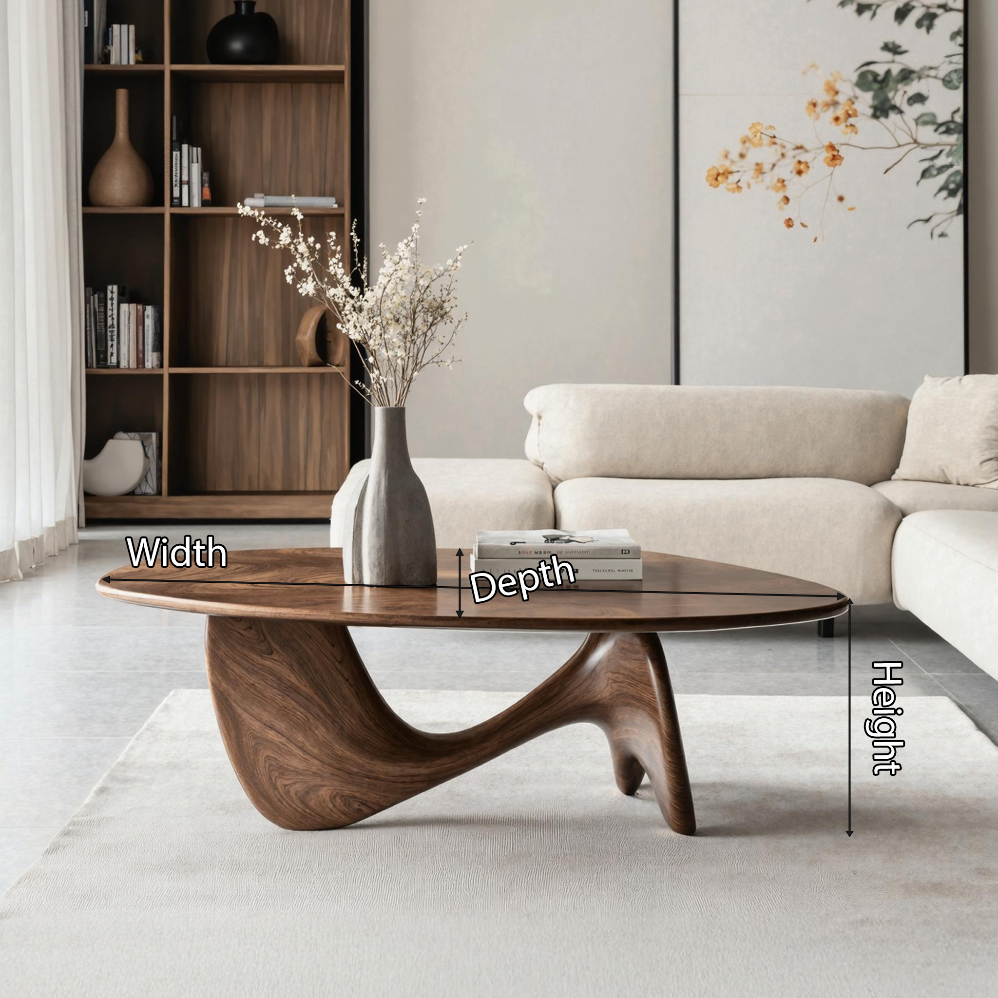 Mid Century Wood Table For Functional Room Decor SILDTTNCF007