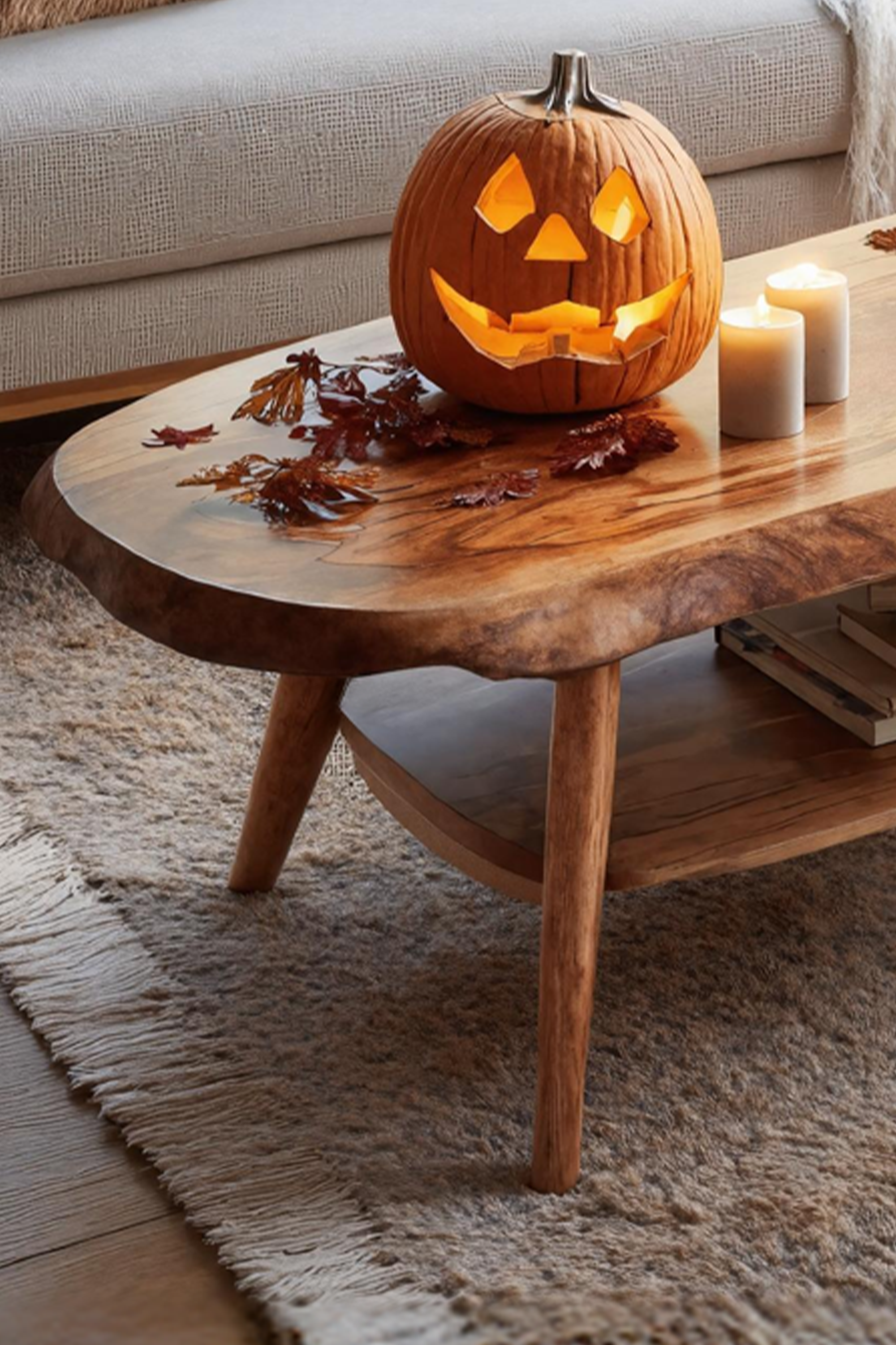 Modern Wooden Live Edge Coffee Table Entryway Design Trick Or Treat SILDTTNHCF037