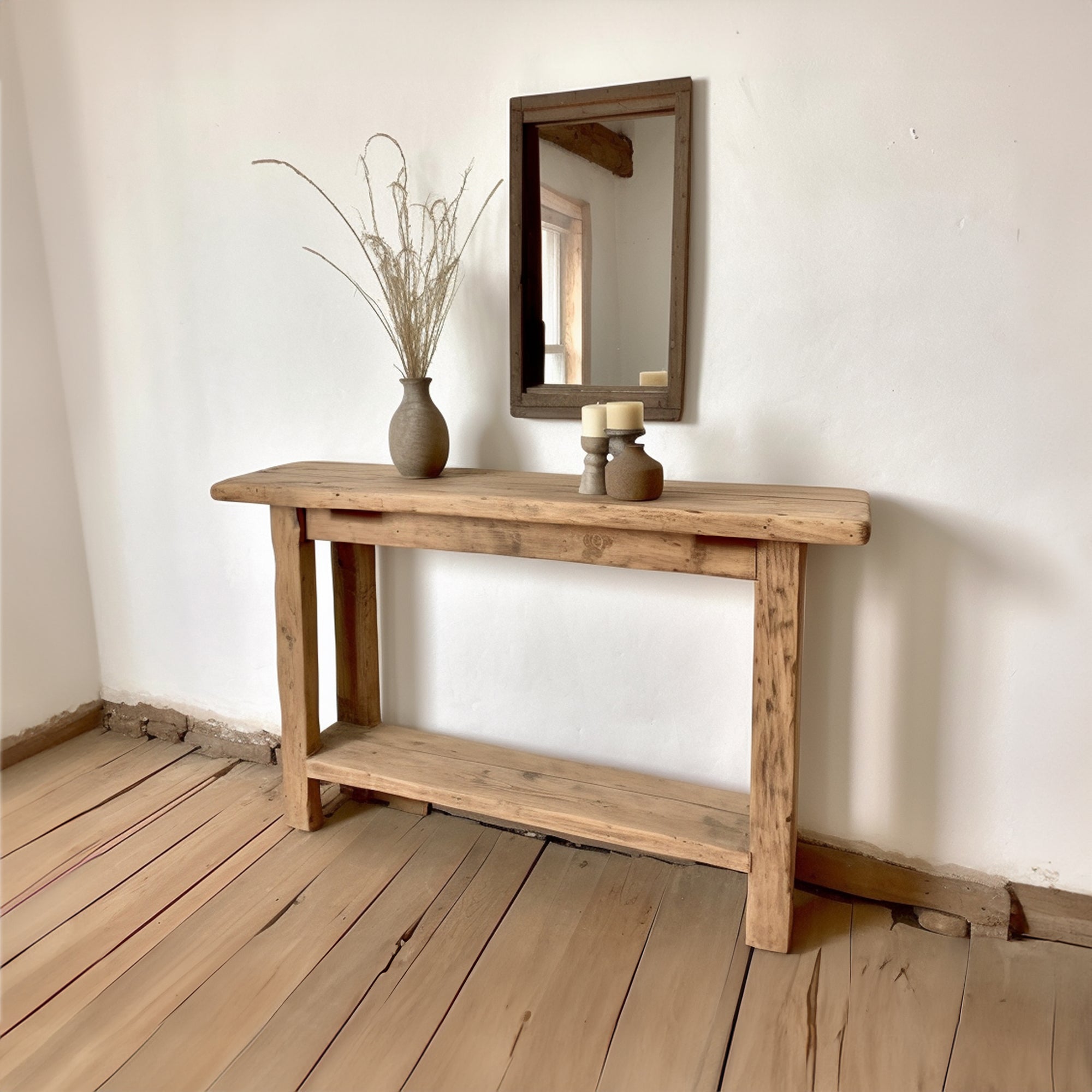 Modern Rustic Side Table With Custom Handmade Design SILDTCS002