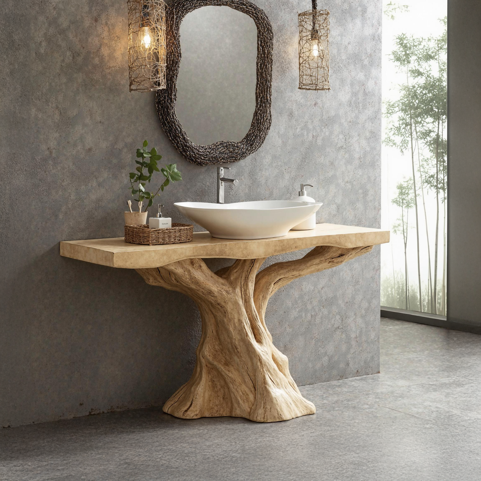 Mid-Century Wood Bathroom Vanity For Stylish Retro Bathrooms SILDTBRV144