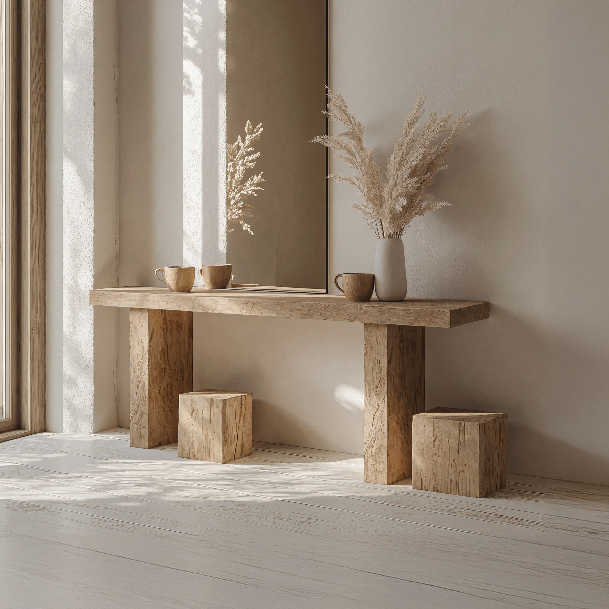 Woodworking Console Table Farmhouse  SILDTCS022
