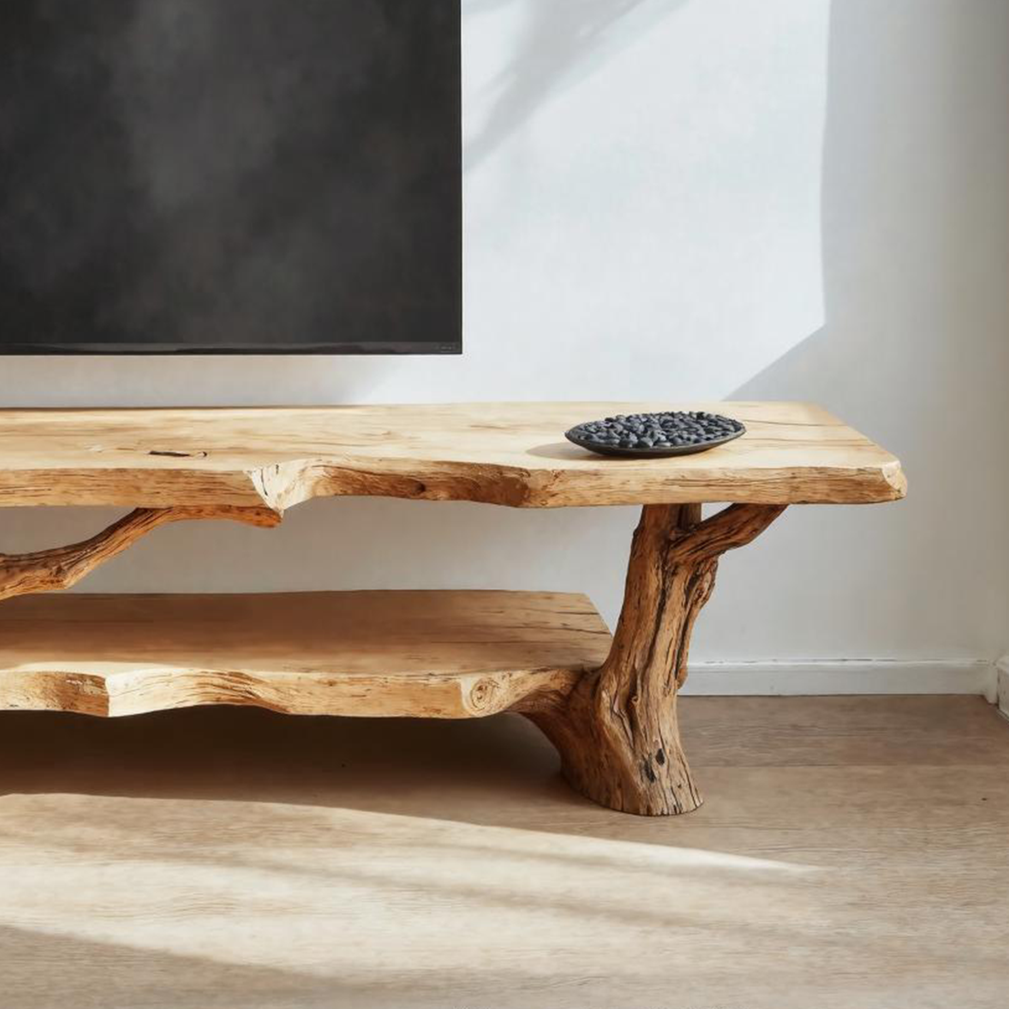 Rustic TV Cabinet Stand For Living Room And Entryway SILDTTVC019
