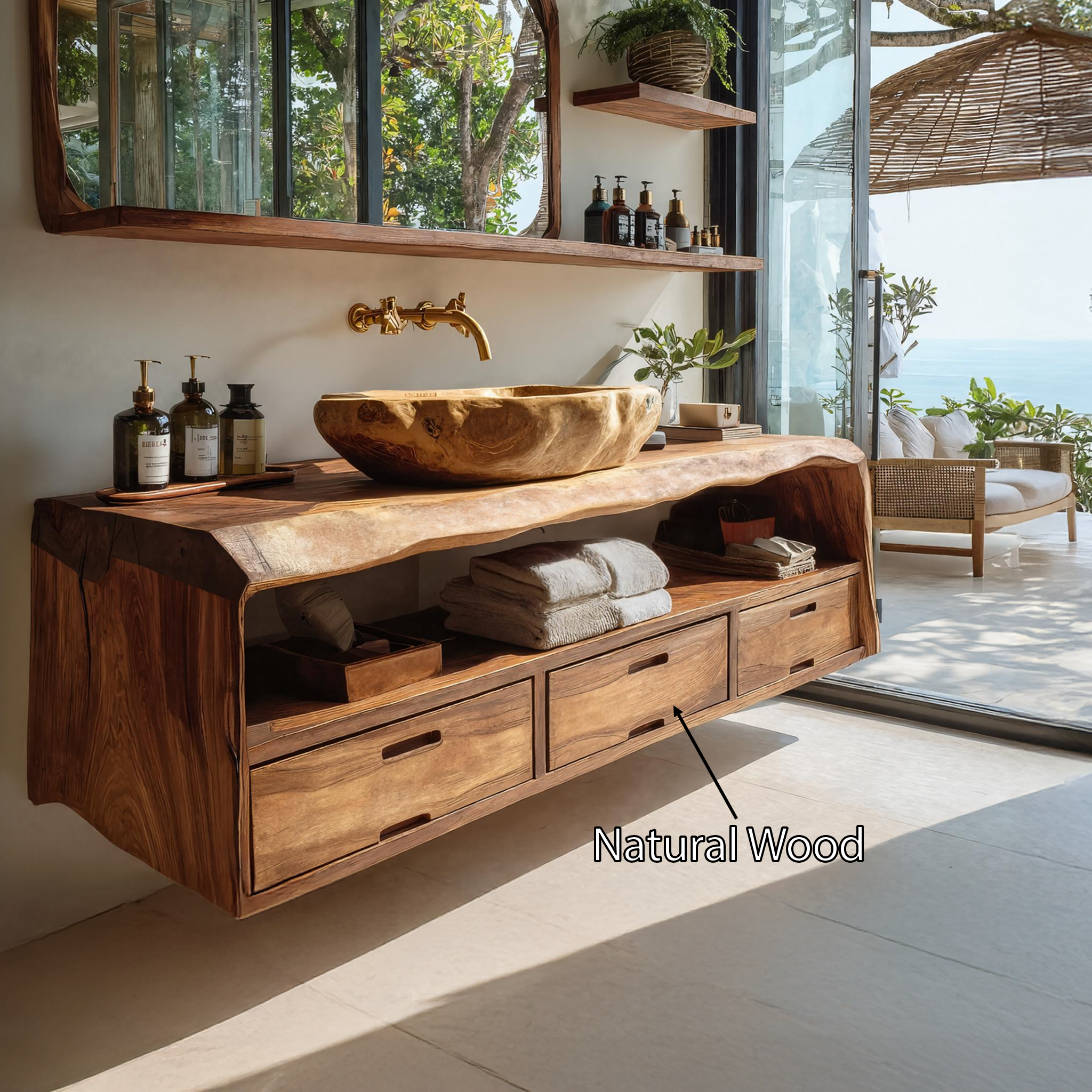 Farmhouse Floating Vanity For Bathroom Storage Ideas SILDTTRBRV023