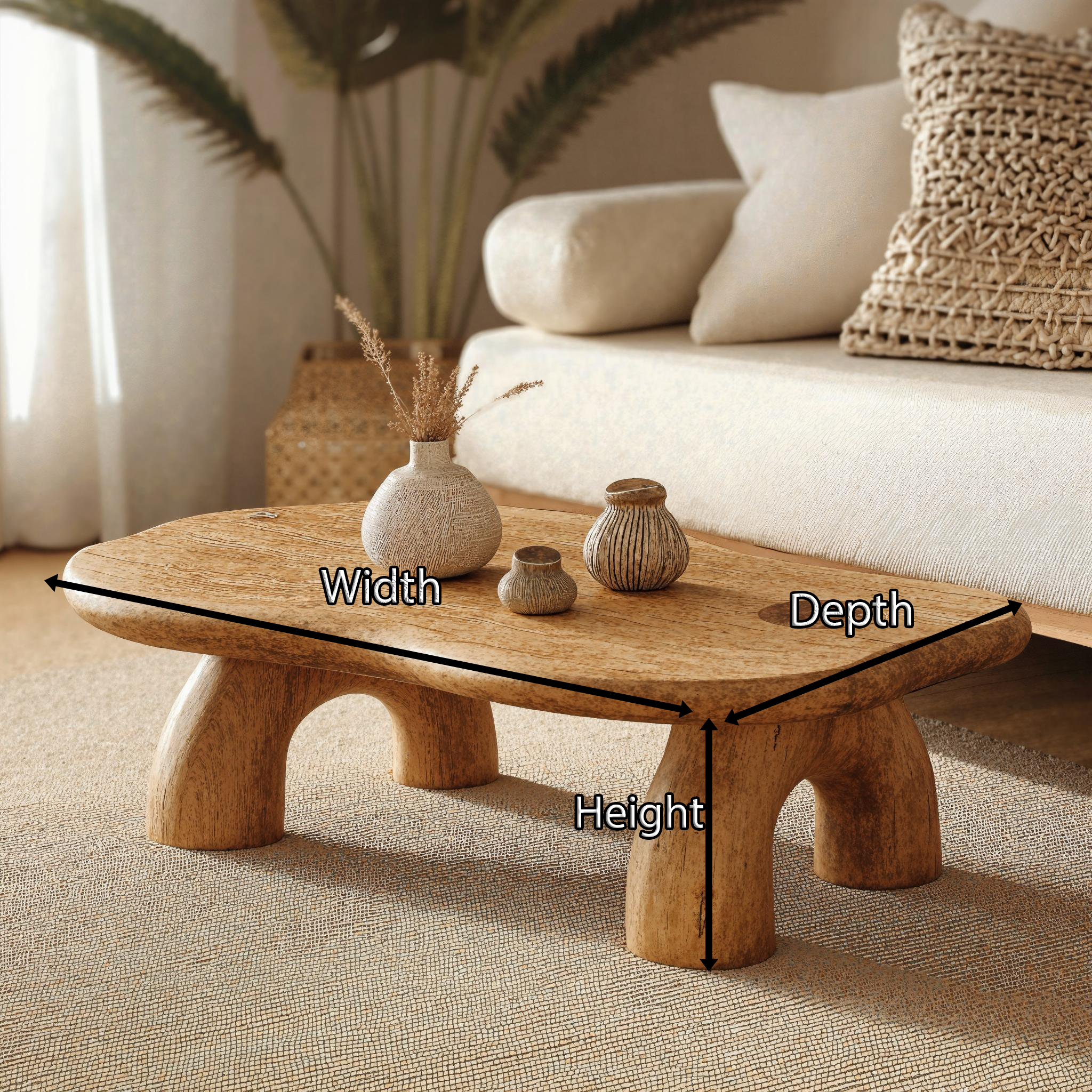 Handmade Wood Coffee Table For Rustic Home Decor SILDTCF096