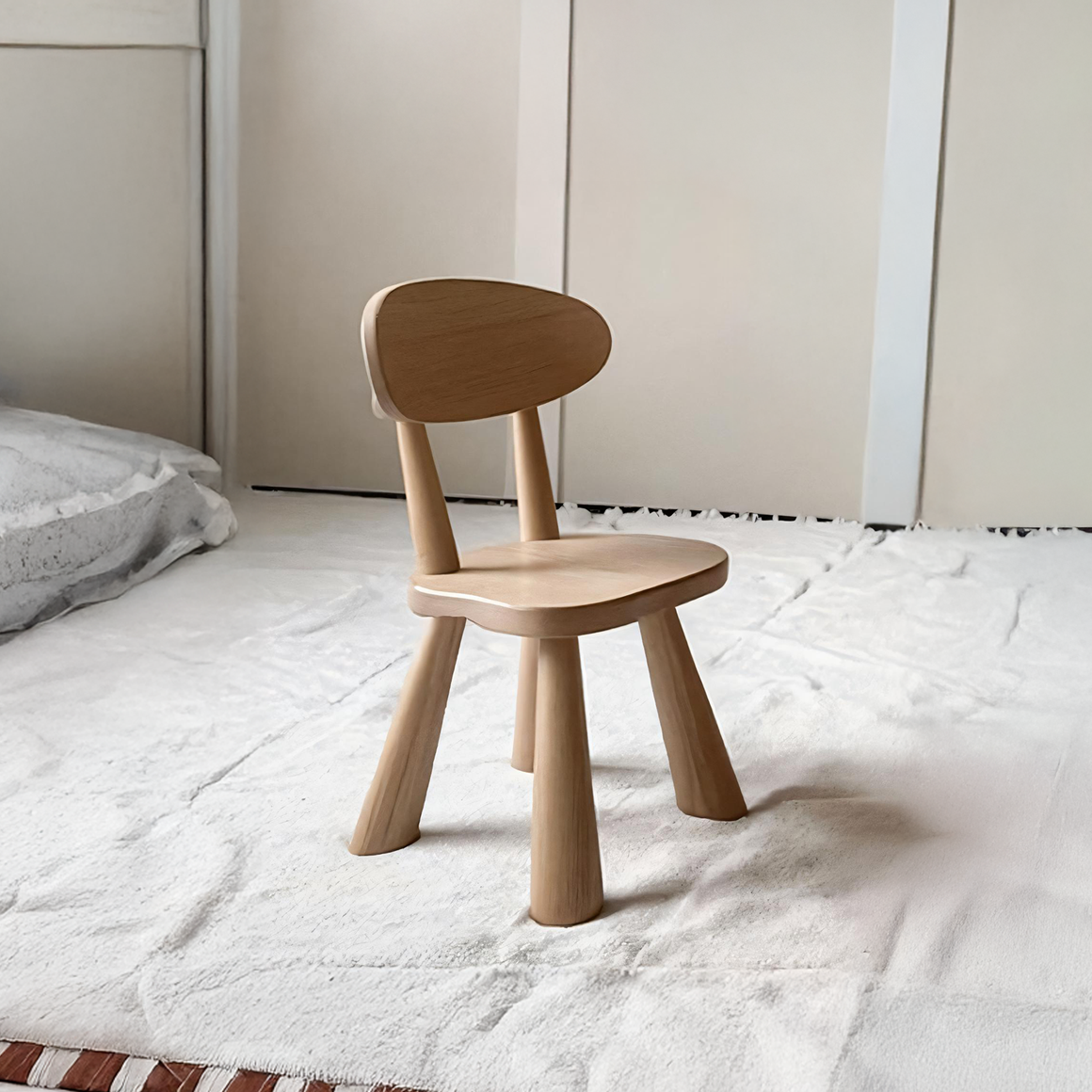 Scandinavian Minimal Kids Chair Bedroom Or Playroom SINLSAWC022