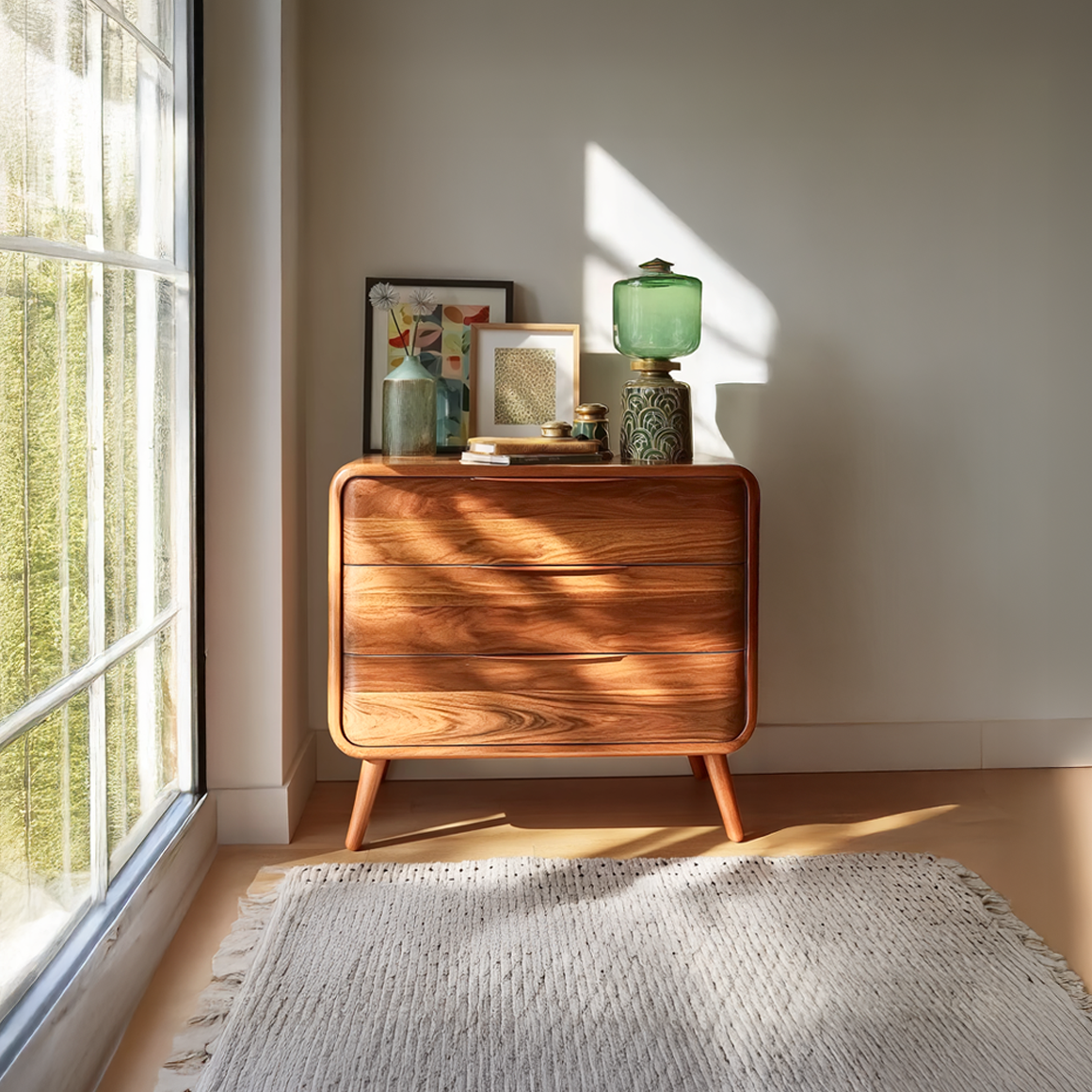 Mid Century Storage Cabinet Bedroom Or Living Room SINLSASC148