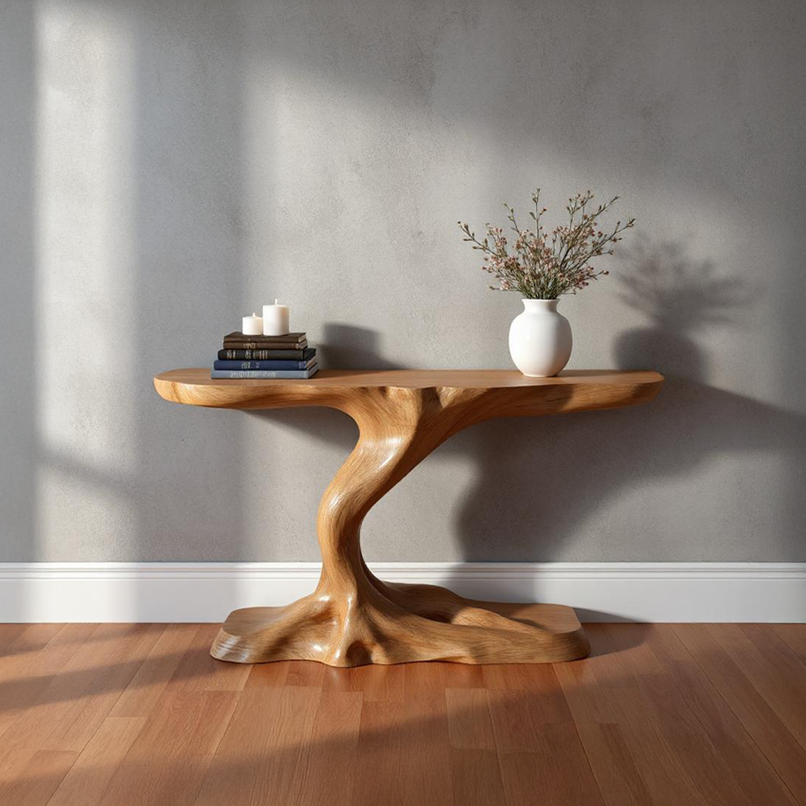 Rustic Branch Console Table Living Room And Entryway SINLSACS274