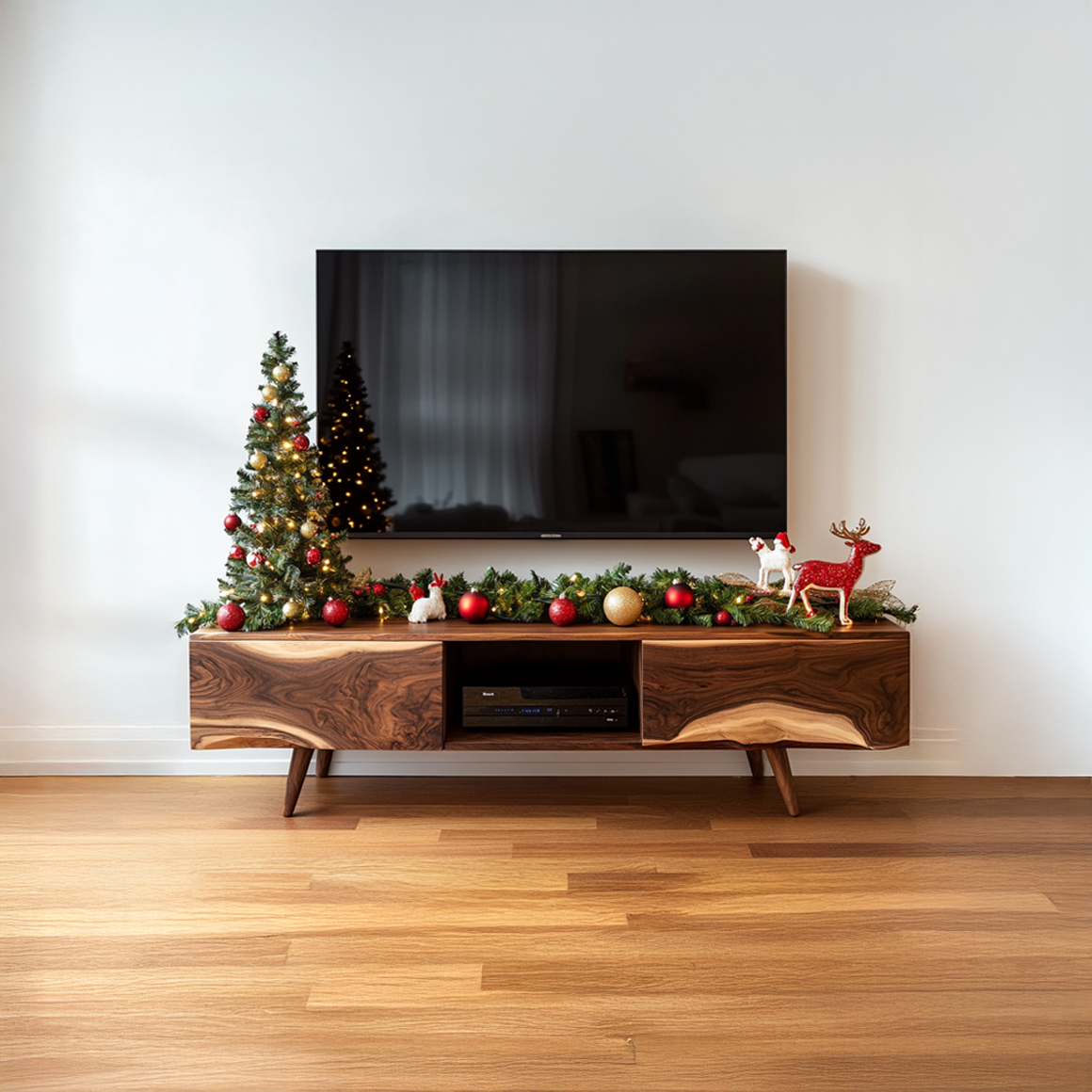 Mid Century TV Cabinet Christmas Living Space Furniture SINLSASC223