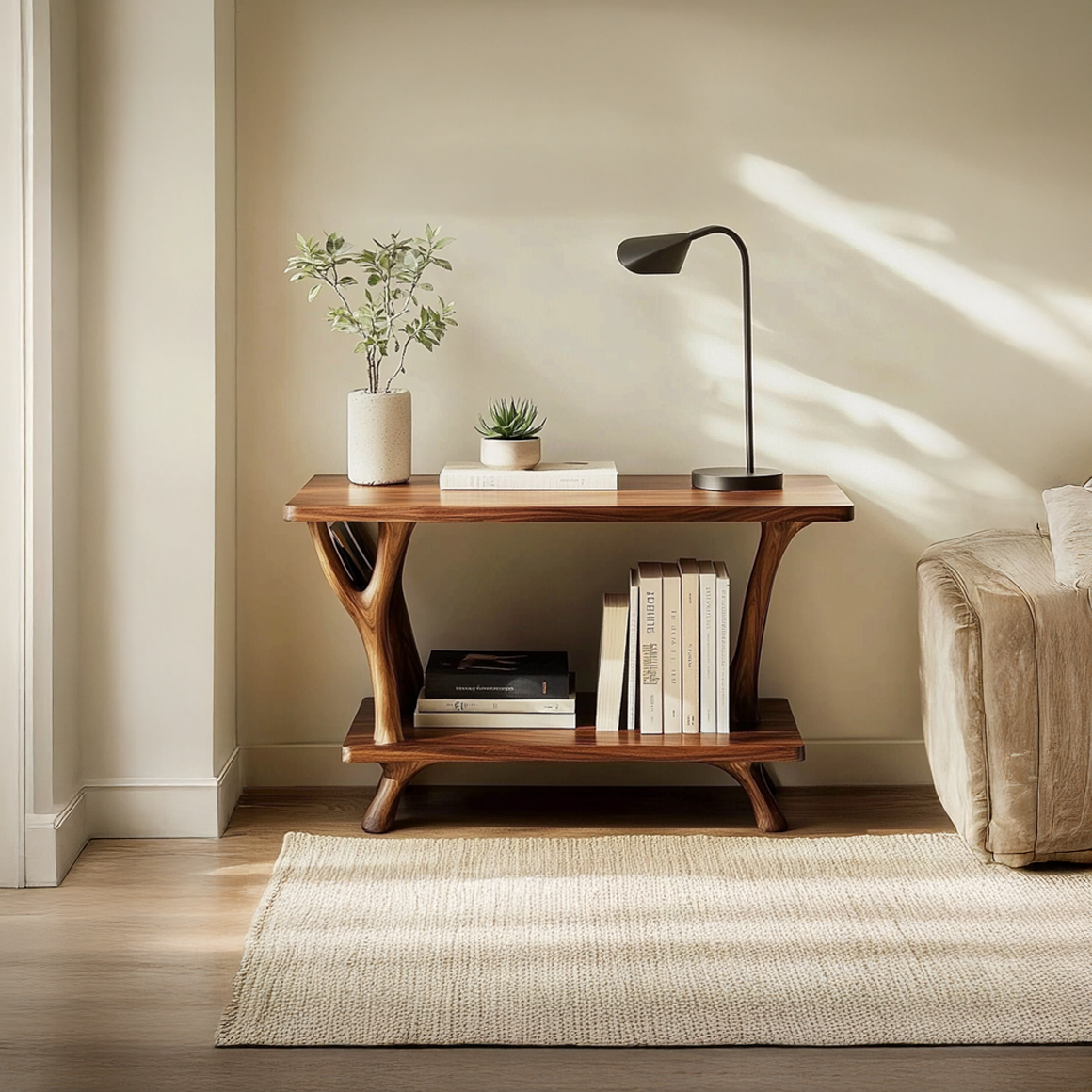 Mid Century Side Table Living Room SINLSABT104