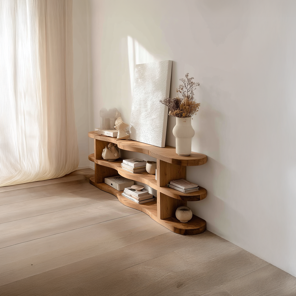 Rustic Wooden Storage Console Living Room Or Bedroom SINLSASC094