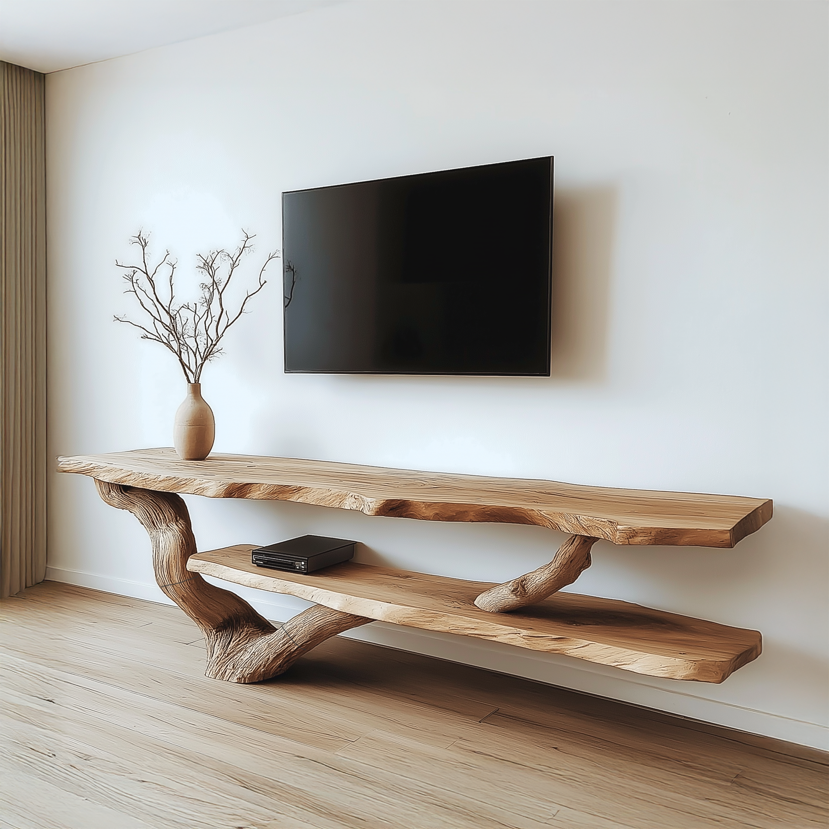 Rustic Live Edge Console Table Living Entryway SINLSATB186