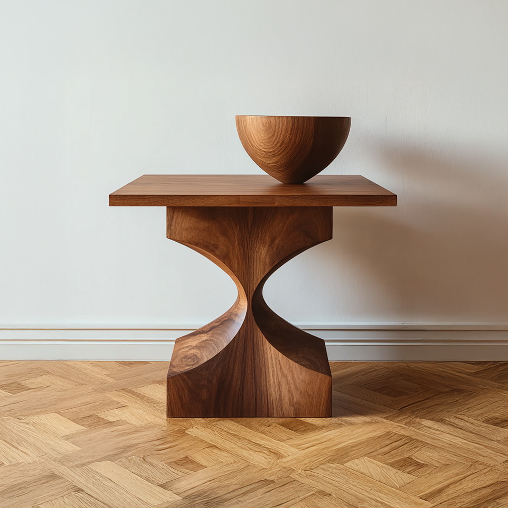 Mid Century End Table Living Room SINLSABT030