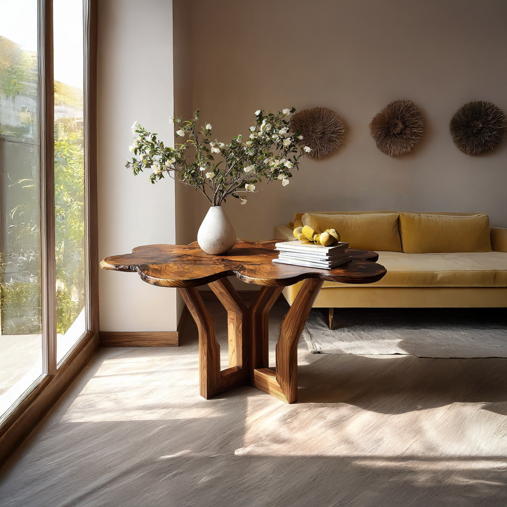 Rustic Modern Coffee Table Living Room SINLSACF038
