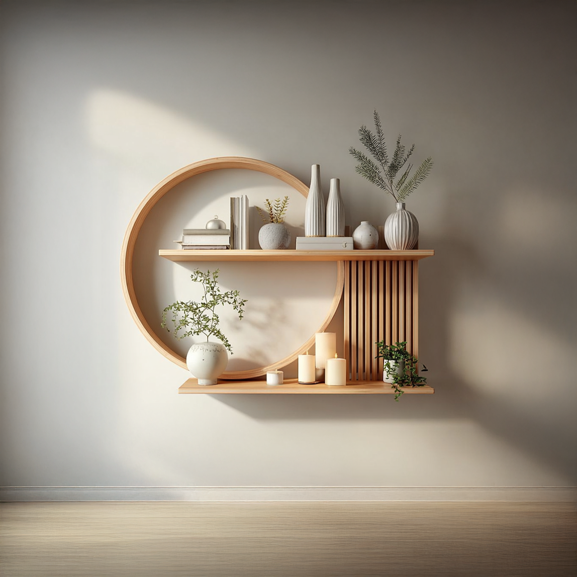 Japandi Wall Decor Shelf Living Room And Lounge SINLSAFL233