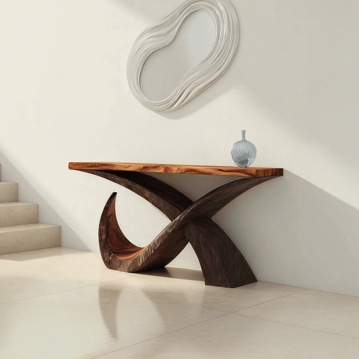 Mid Century Console Table Living Room Or Entryway SINLSACS264