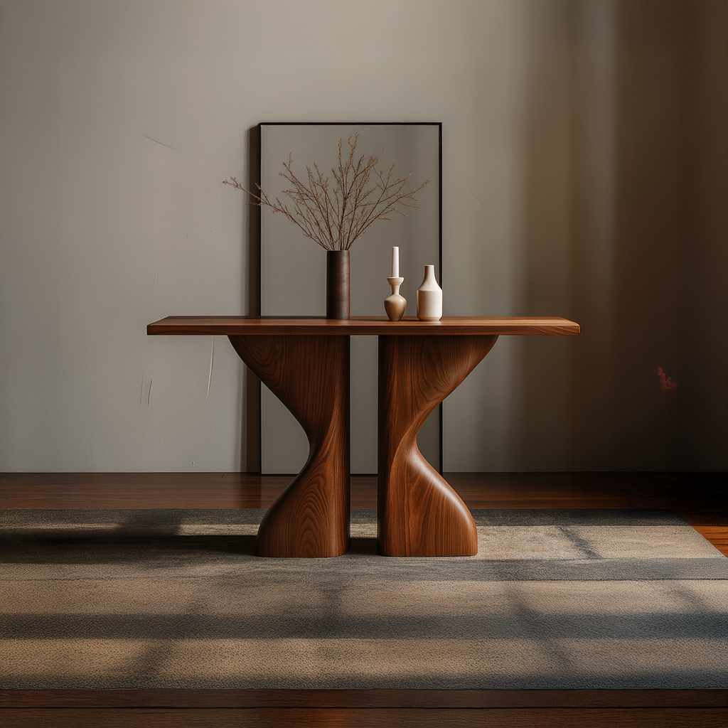 Midcentury Console Table Living Room SINLSACS143