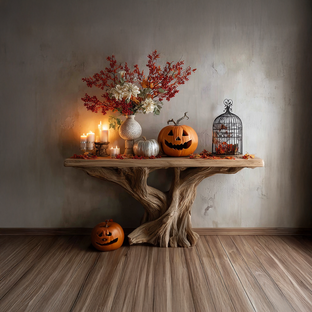 Rustic Natural Console Entryway Decor SINLSACS142