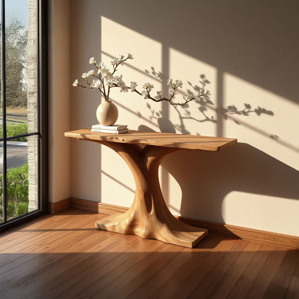 Rustic Console Table Hallway Accent Living Room SINLSACS272