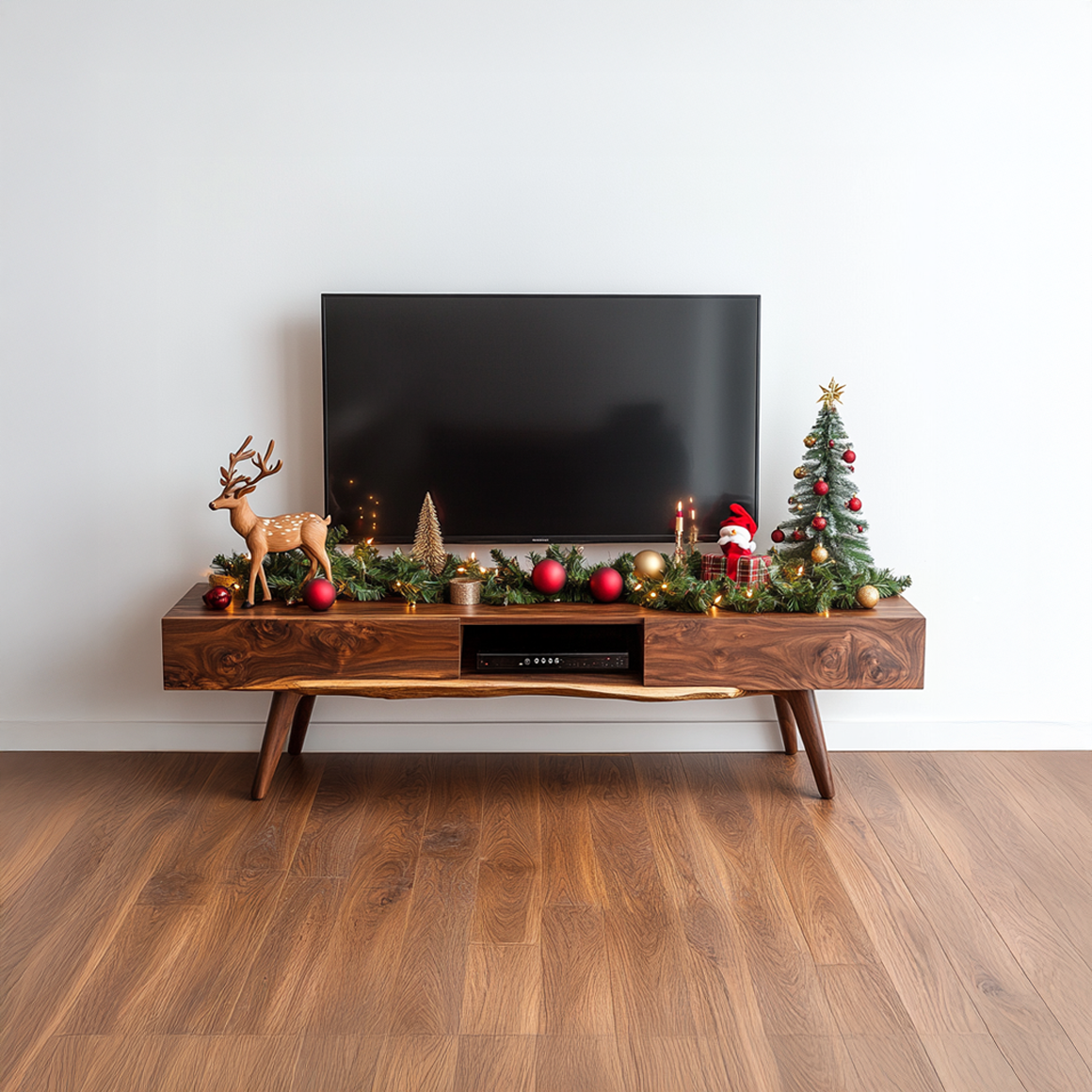 Mid Century Christmas TV Cabinet Modern Living Room SINLSASC221