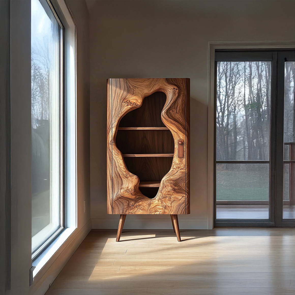 Mid Century Modern Standing Cabinet Living Room Or Studio SINLSASC247