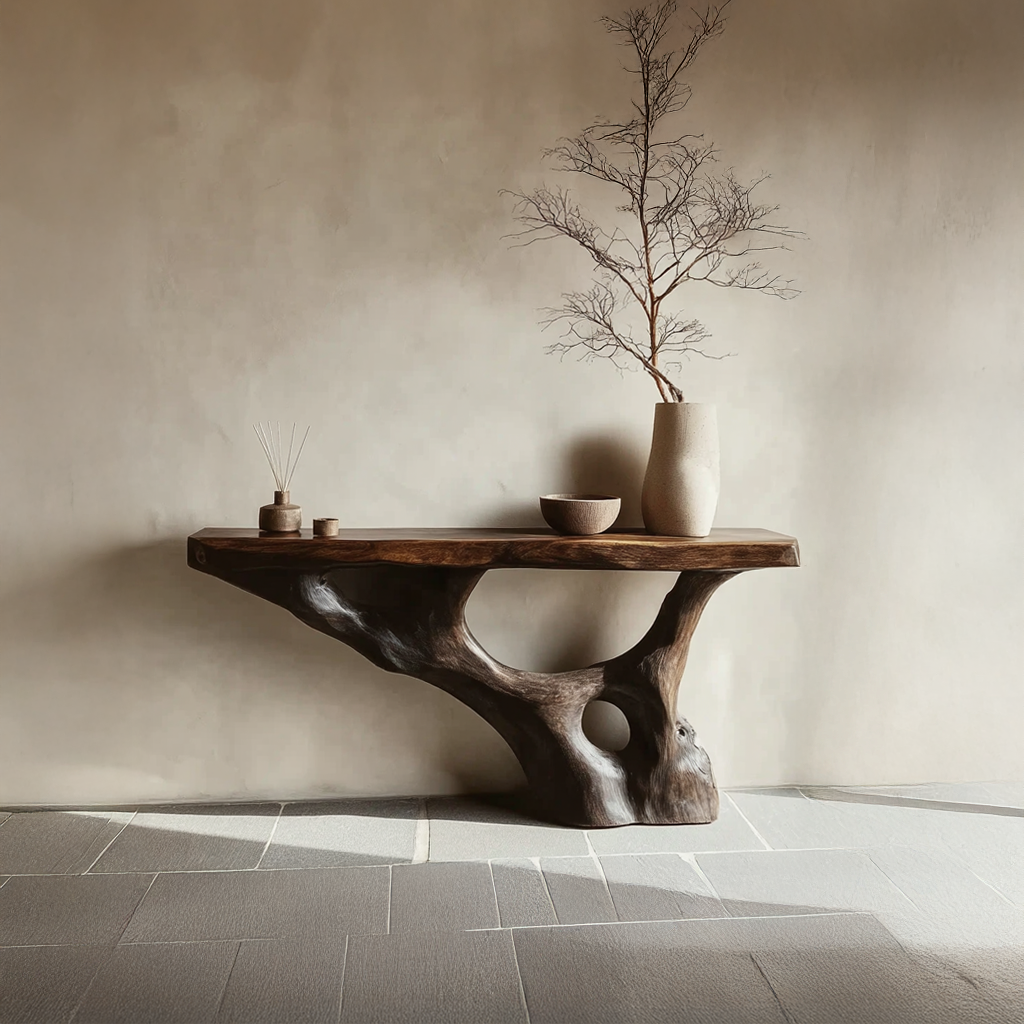 Rustic Console Table Living Room Or Entryway SINLSACS144