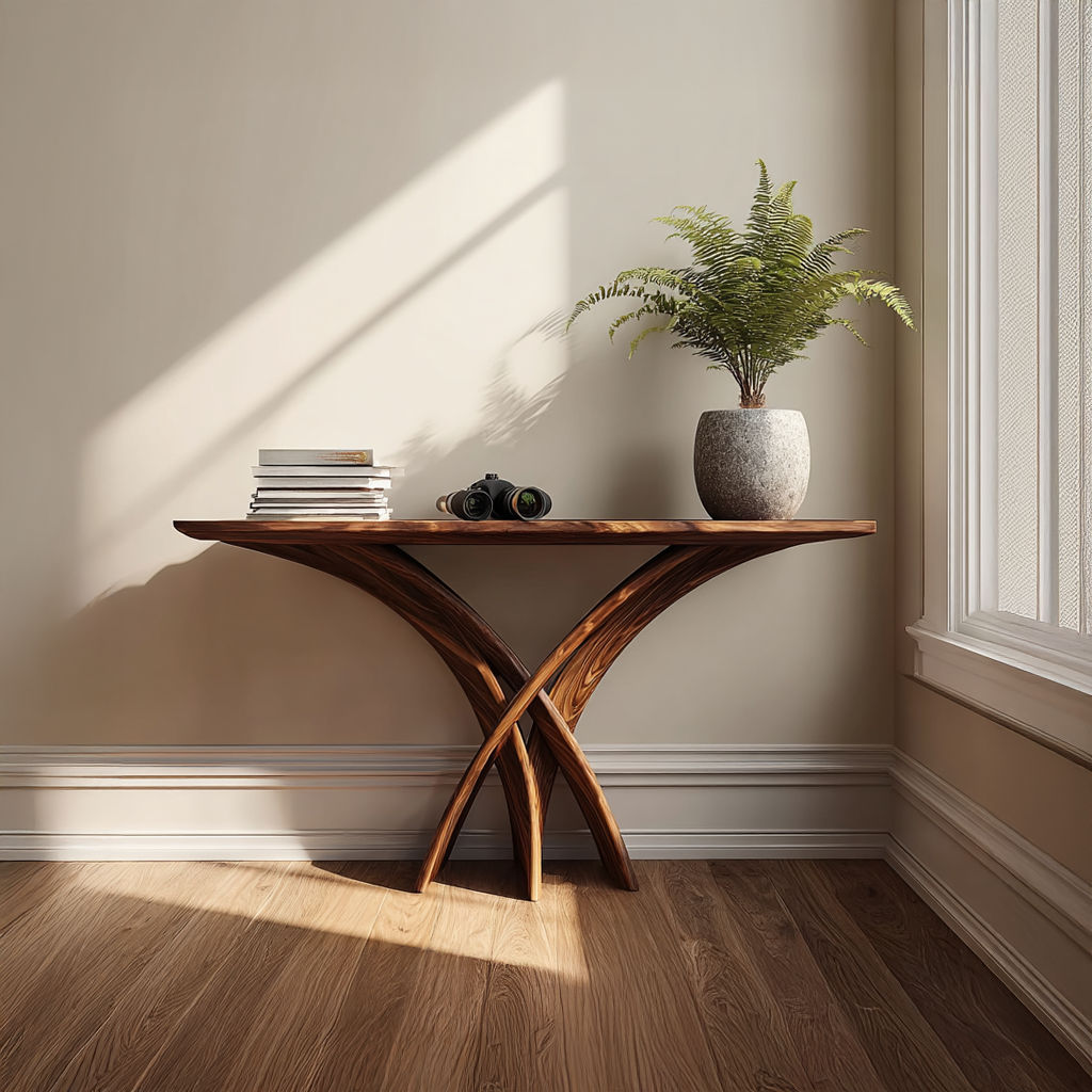 Rustic Wall Console Table Entryway SINLSACS115