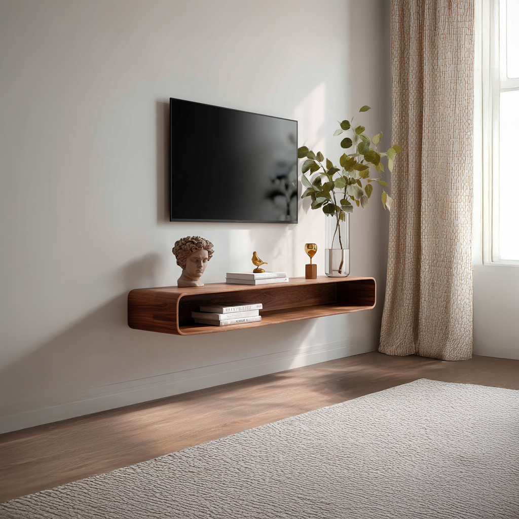 Mid Century Floating TV Cabinet Living Room SINLSAFL110