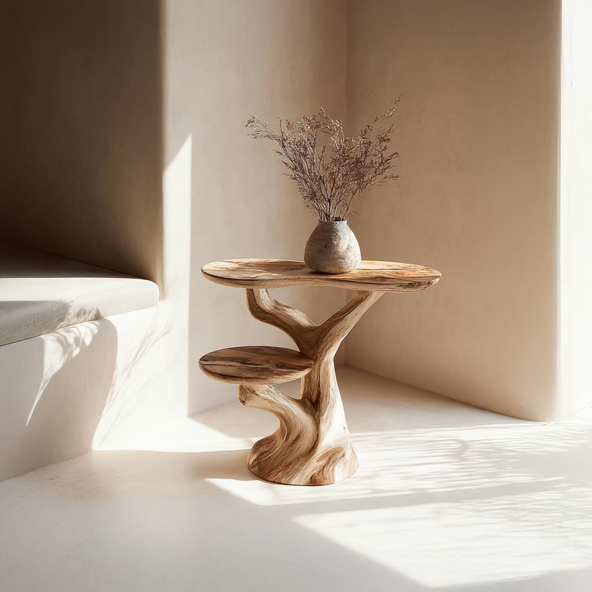 Rustic Side Table Living Room Or Office SINLSABT098
