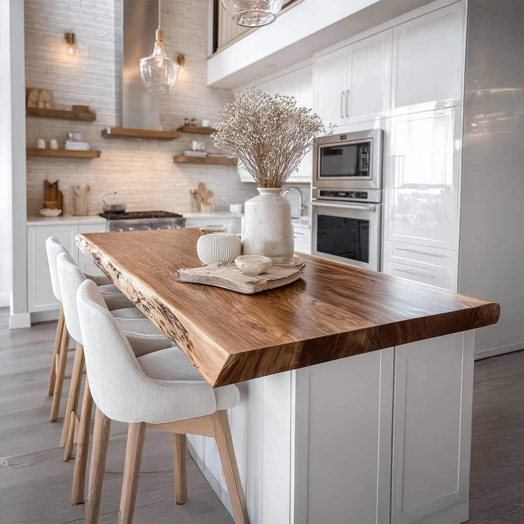 Modern Rustic Kitchen Island Kitchen Or Breakfast Area SINLSAKI006