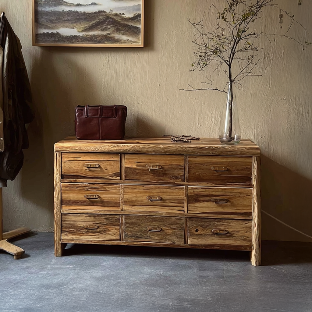 Rustic Sideboard Cabinet Entryway Living Room SINLSASC005