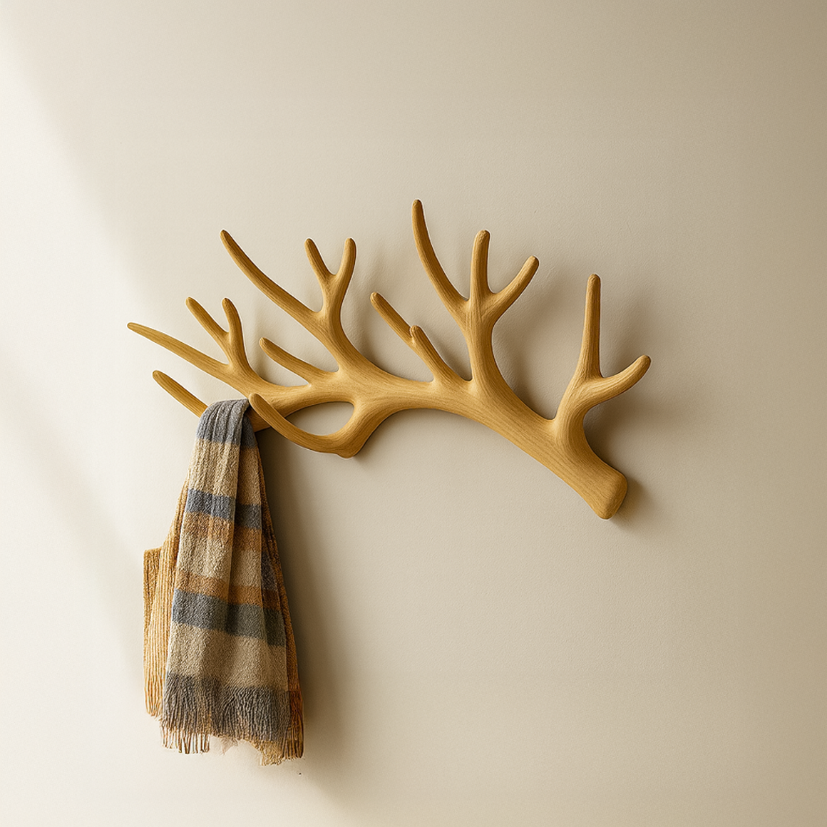 Rustic Antler Wall Rack Farmhouse Decor SINLSATCR023