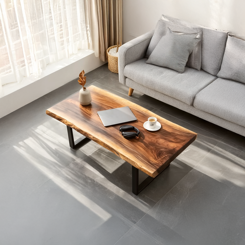 Rustic Coffee Table Modern Living Room SINLSACF072