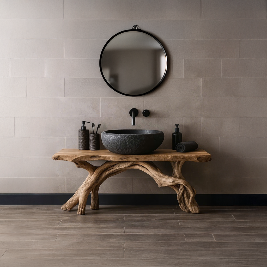 Rustic Handmade Sink Stand Washroom SINLSABRV079