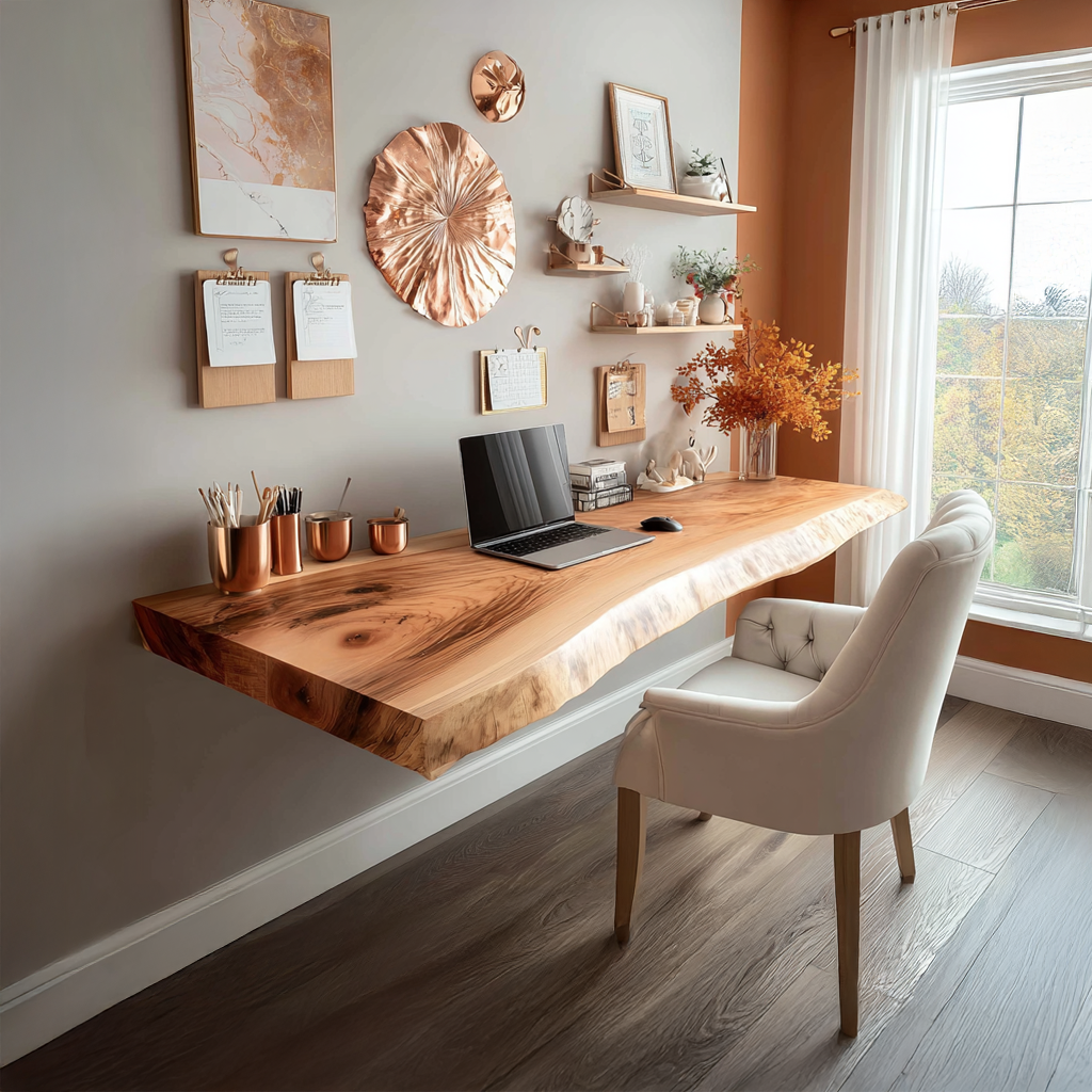Rustic Floating Desk Studio Apartment SINLSAFL089